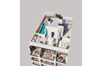 Appartement - Nouvelle construction - Torrevieja - Playa de El Cura