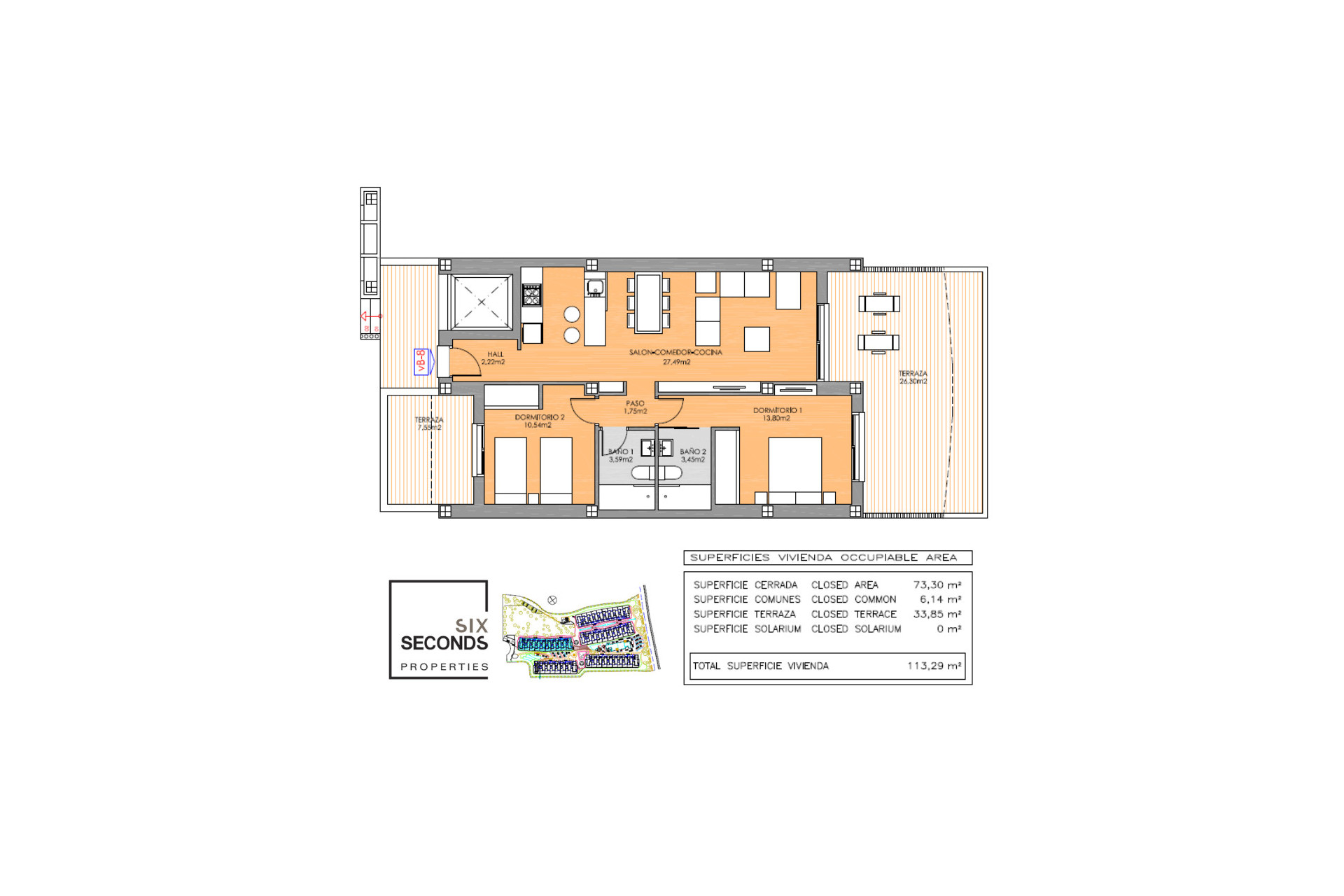 Herverkoop - Appartement / Flat - Orihuela Costa - Playa Flamenca