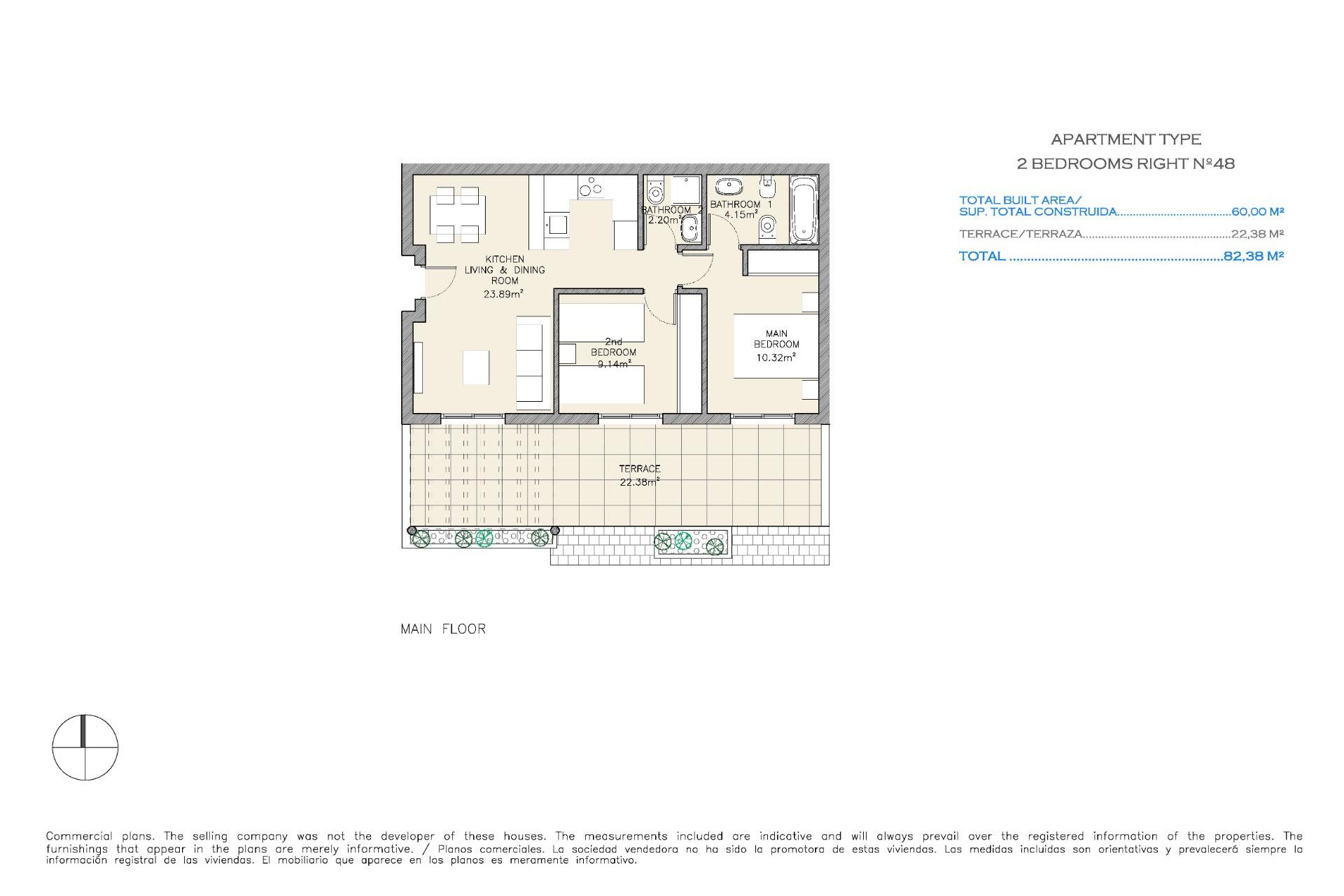 New Build - Apartment / Flat - Aguilas - Collados