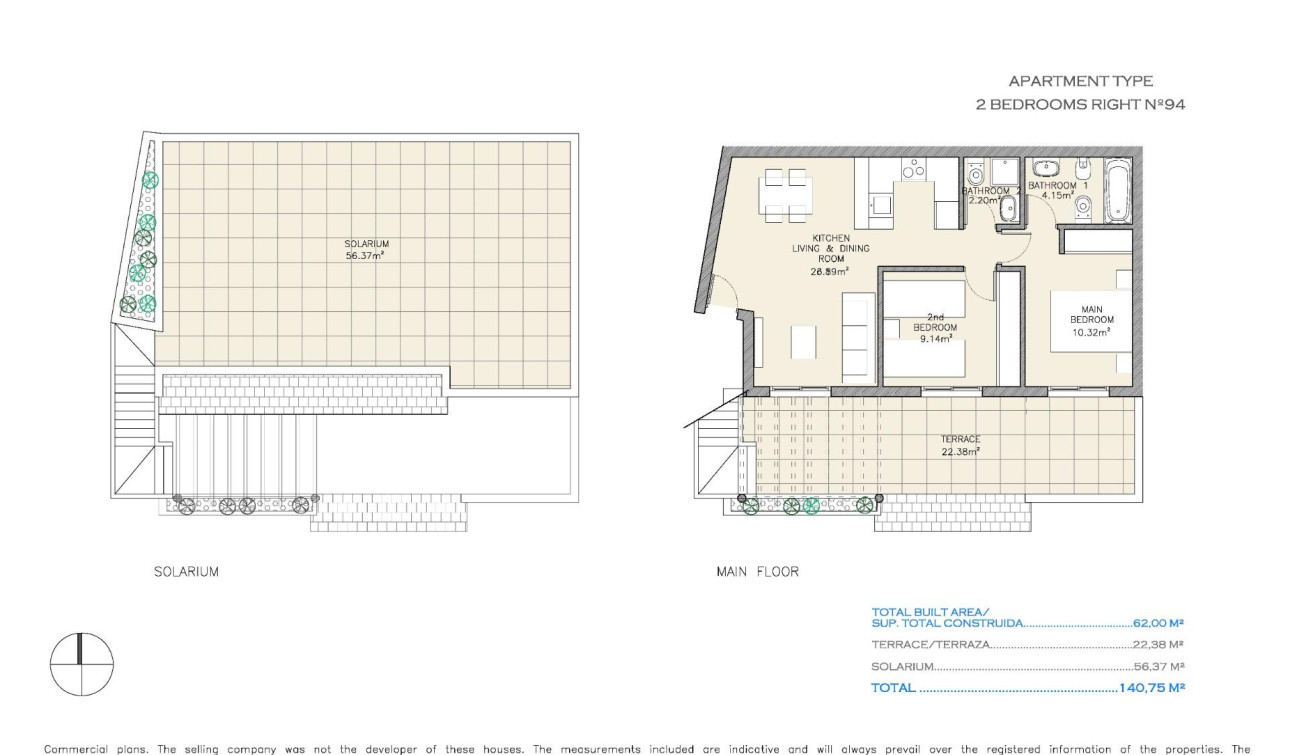 New Build - Apartment / Flat - Aguilas - Collados