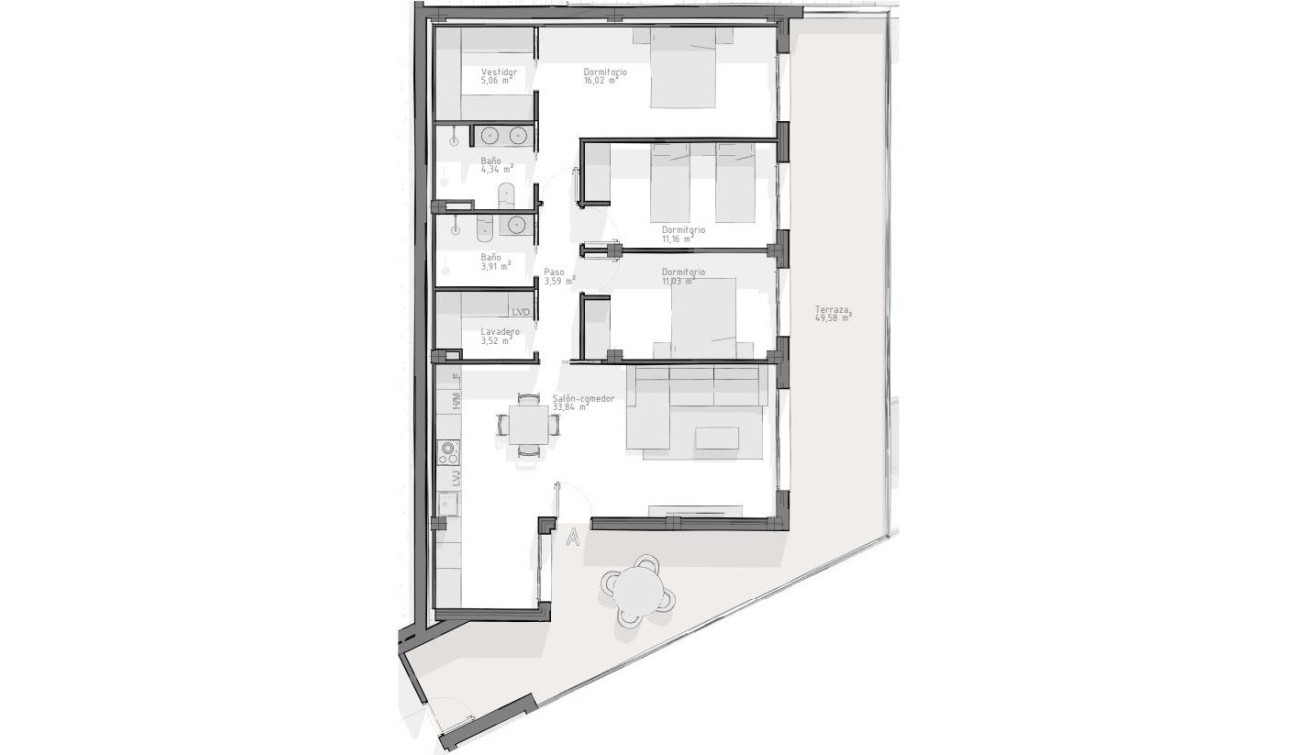 New Build - Apartment / Flat - Aguilas - Playa del Hornillo