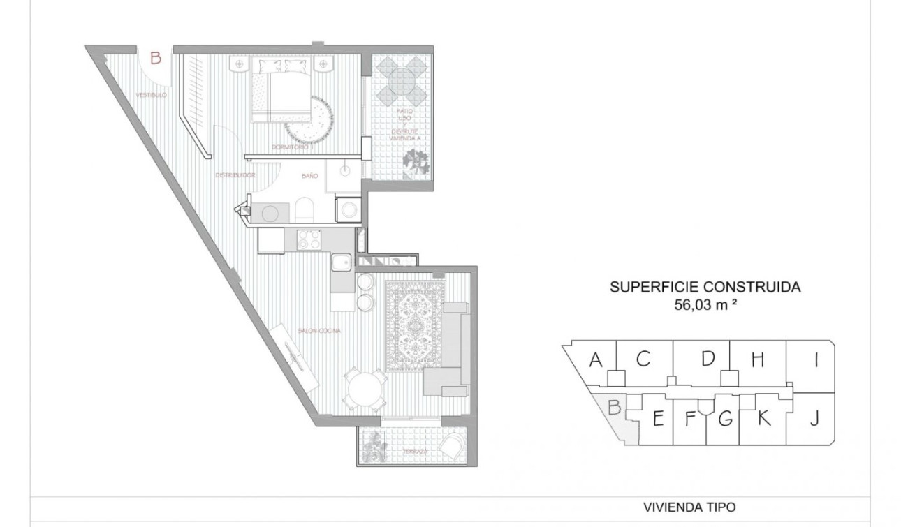 New Build - Apartment / Flat - Alcantarilla - pueblo