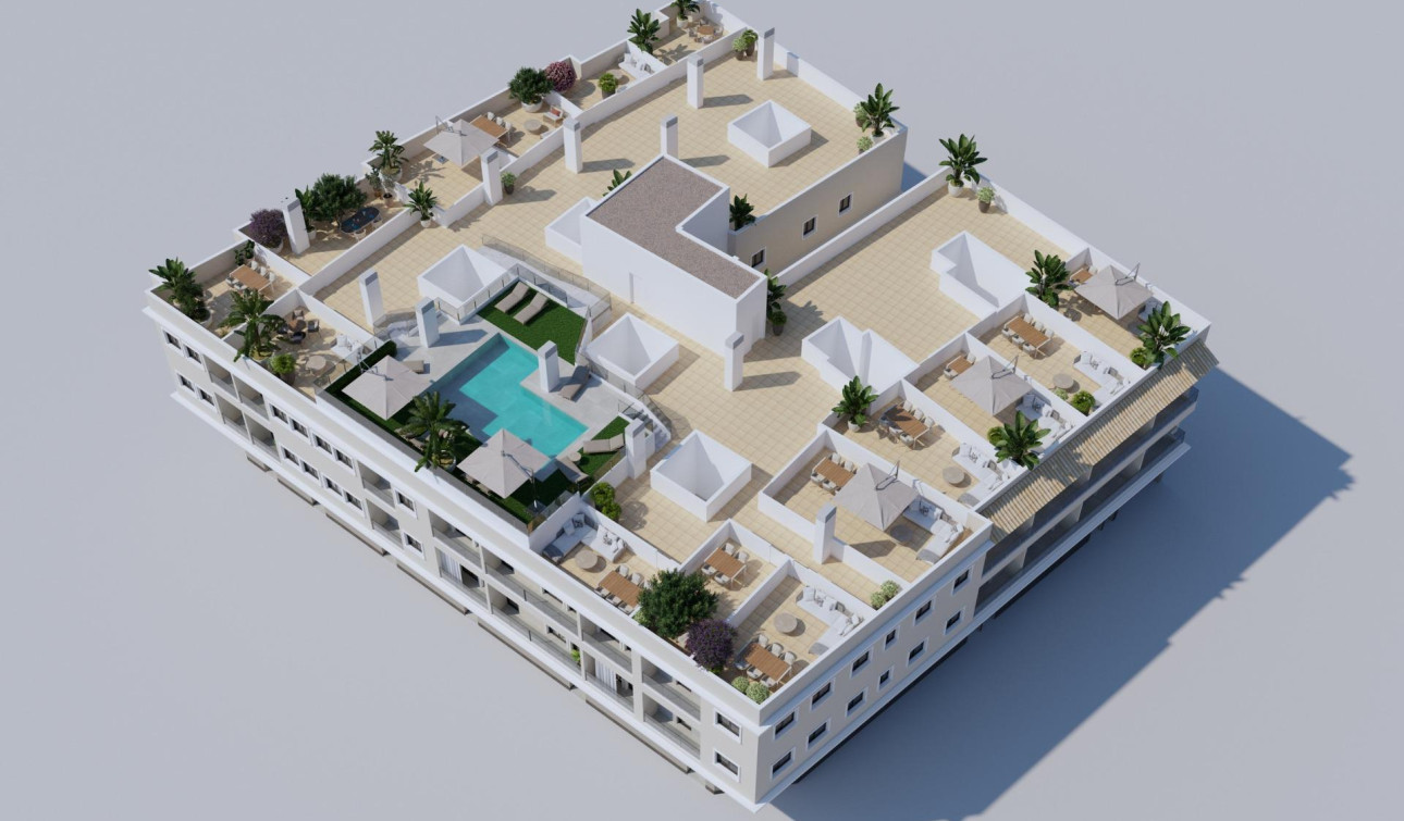 New Build - Apartment / Flat - Algorfa - Pueblo