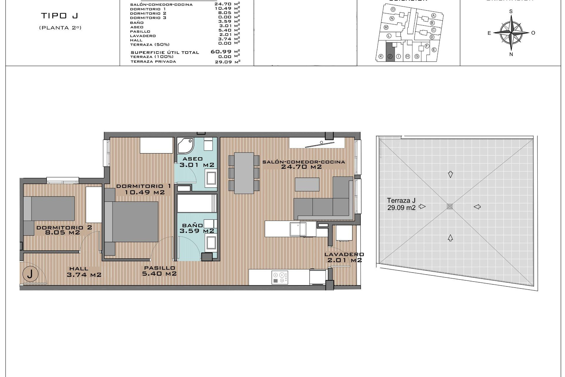 New Build - Apartment / Flat - Algorfa - Pueblo