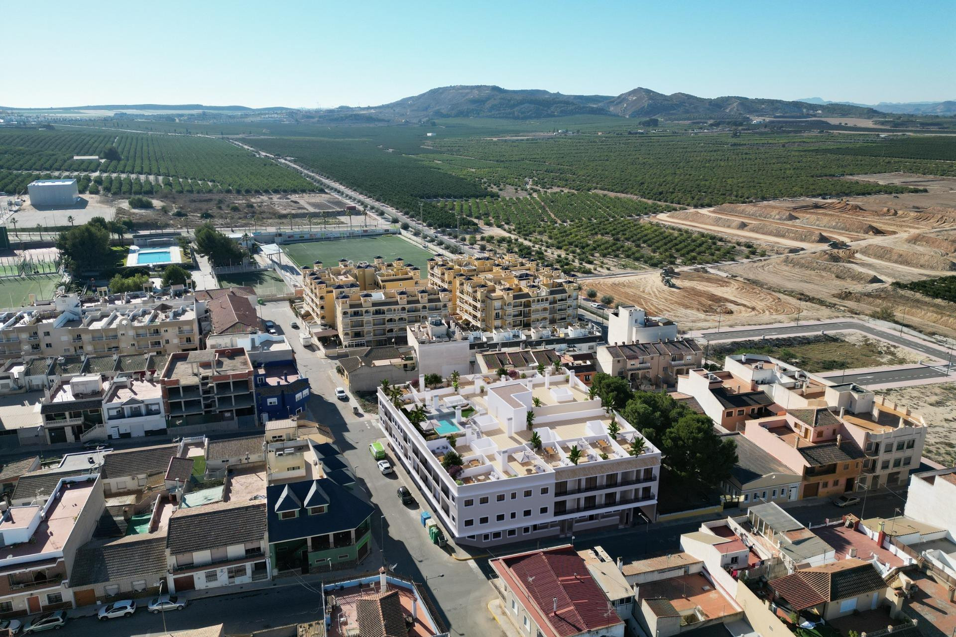 New Build - Apartment / Flat - Algorfa - Pueblo