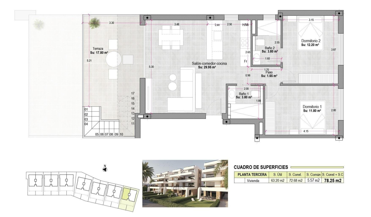 New Build - Apartment / Flat - Alhama De Murcia - Condado De Alhama