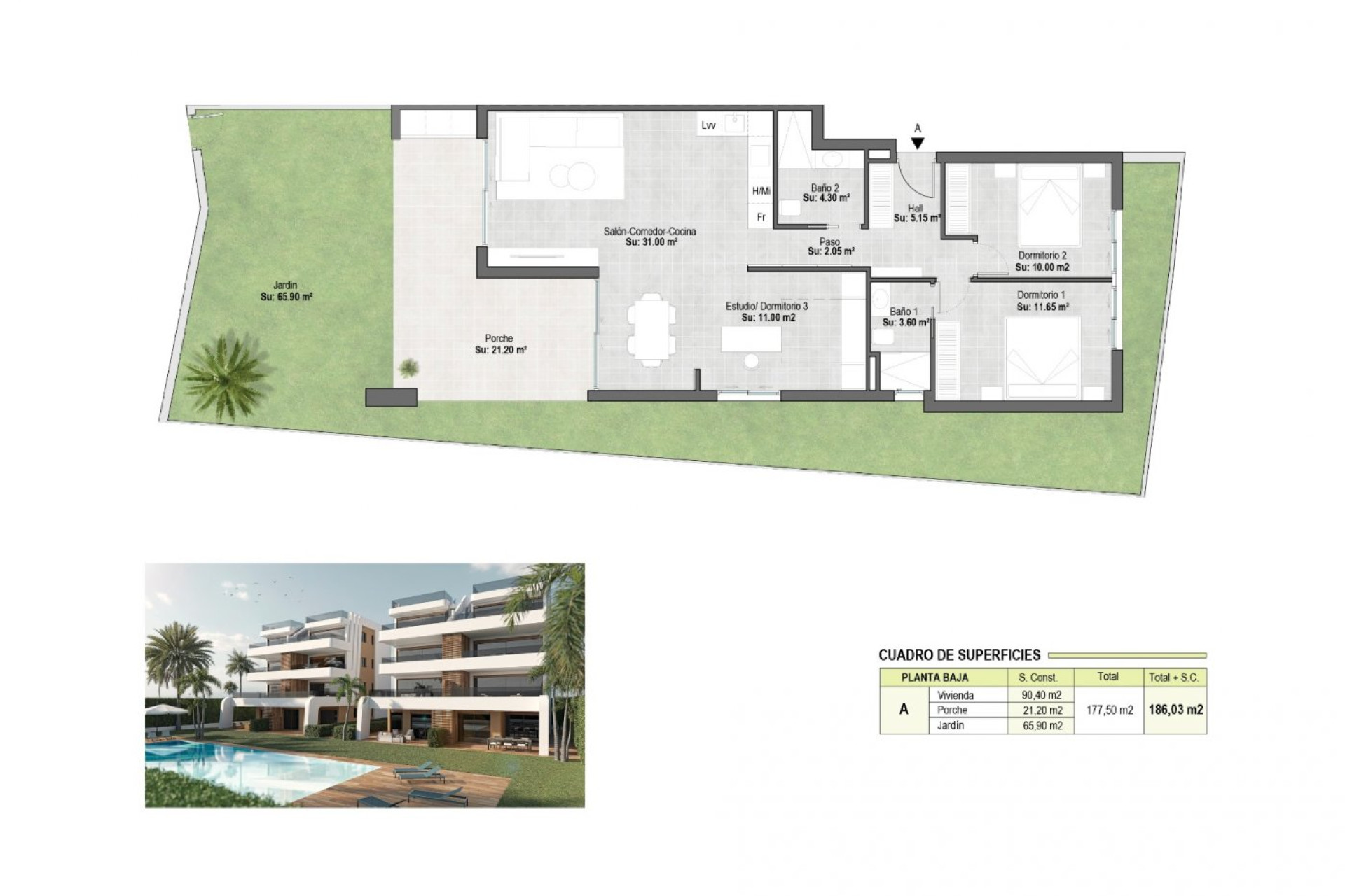 New Build - Apartment / Flat - Alhama De Murcia - Condado De Alhama