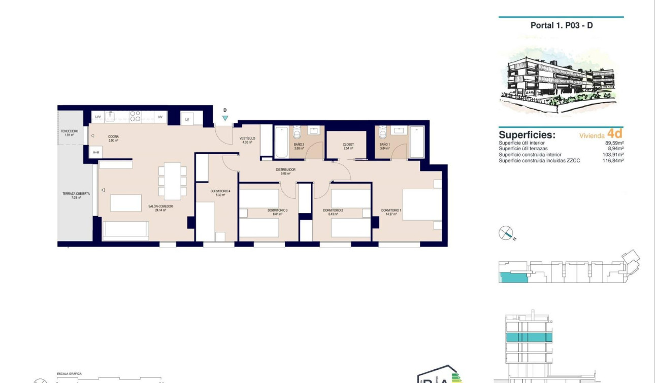 New Build - Apartment / Flat - Alicante - San Agustín-PAU 2