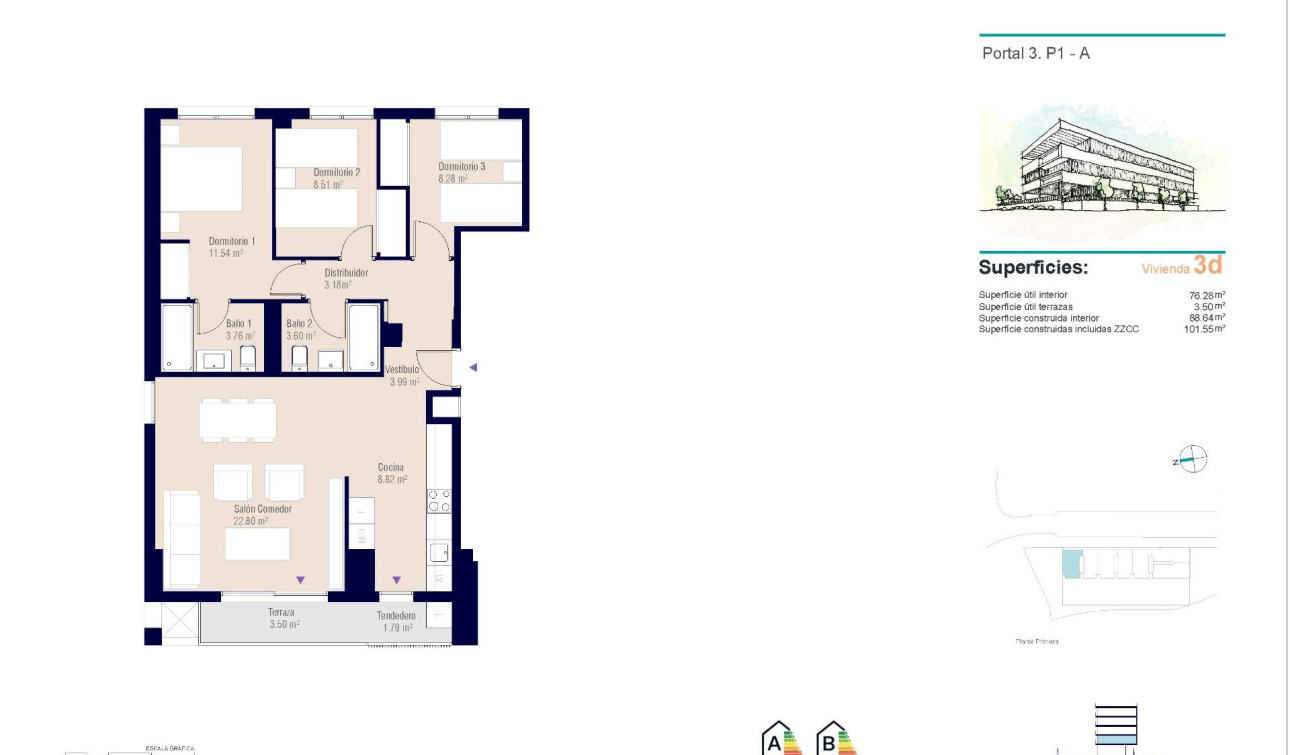 New Build - Apartment / Flat - Alicante - San Agustín-PAU 2