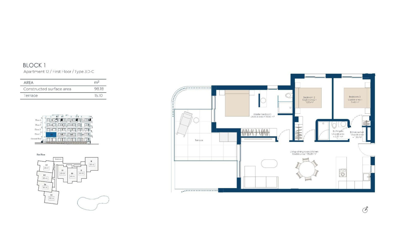 New Build - Apartment / Flat - Banos y Mendigo - El Valle Golf