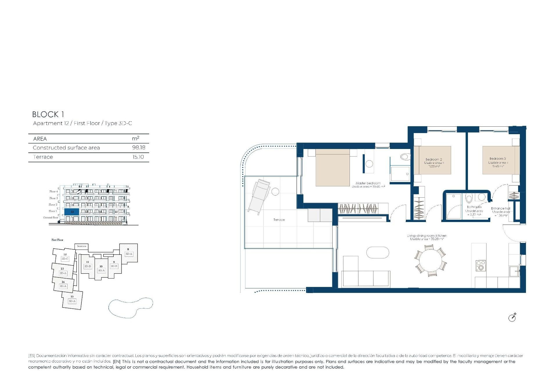 New Build - Apartment / Flat - Banos y Mendigo - El Valle Golf