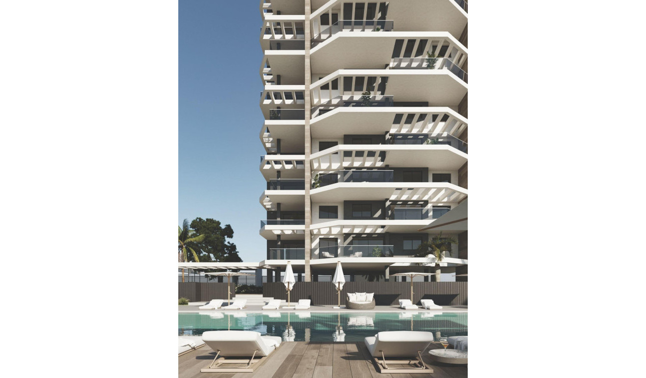 New Build - Apartment / Flat - Calpe - Playa Cantal Roig
