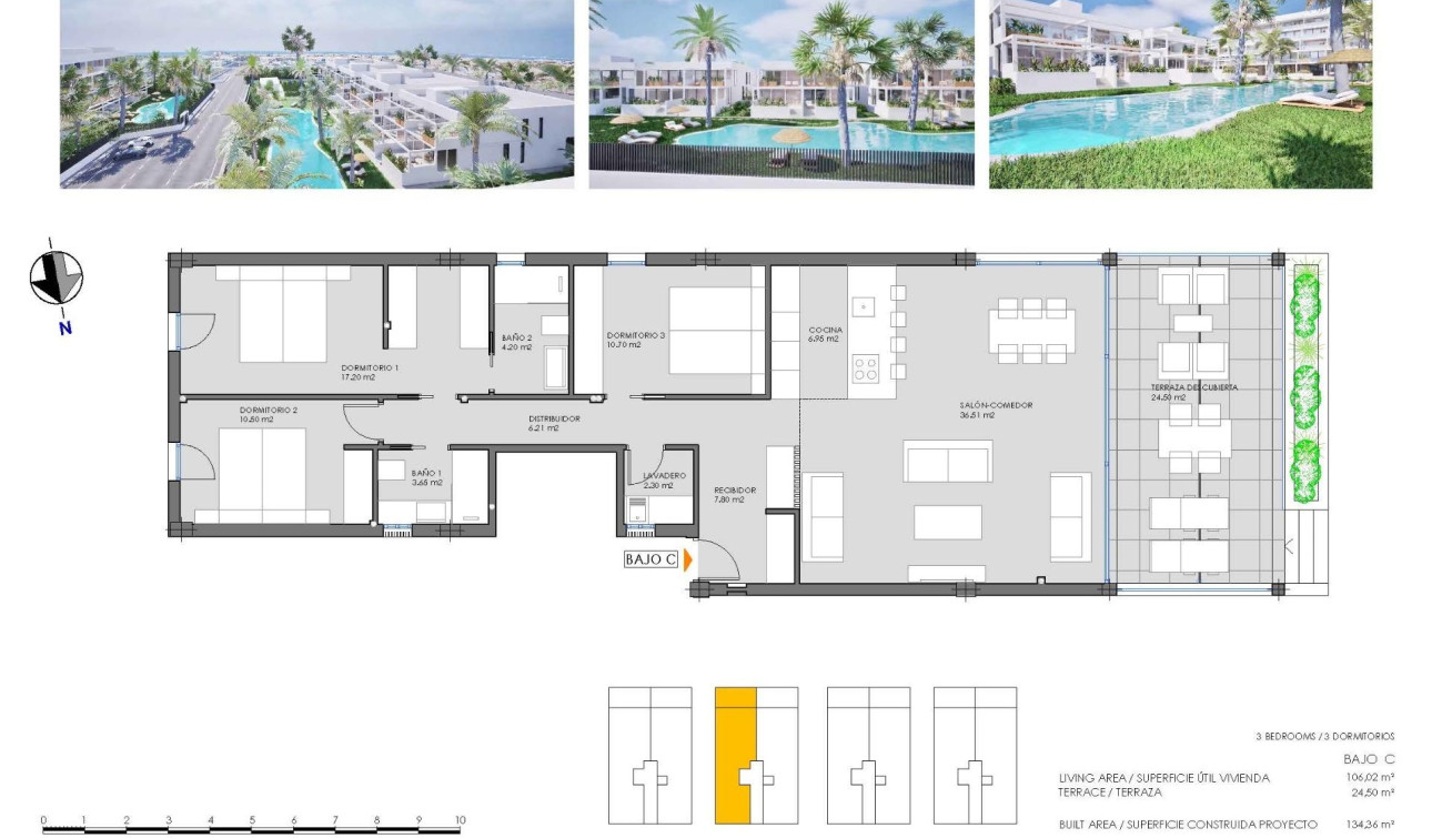 New Build - Apartment / Flat - Cartagena - Mar De Cristal