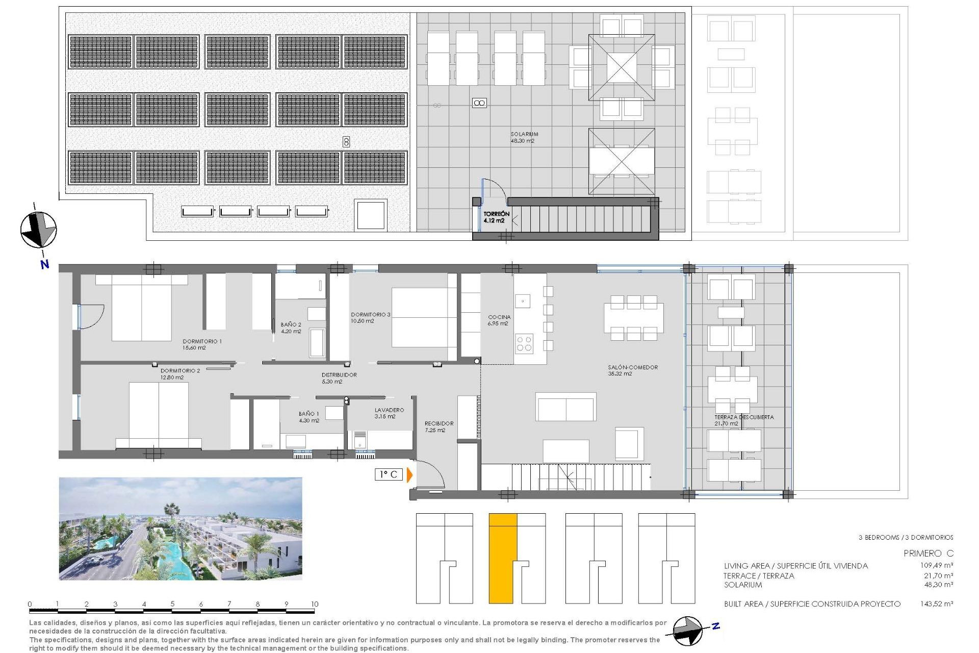 New Build - Apartment / Flat - Cartagena - Mar De Cristal