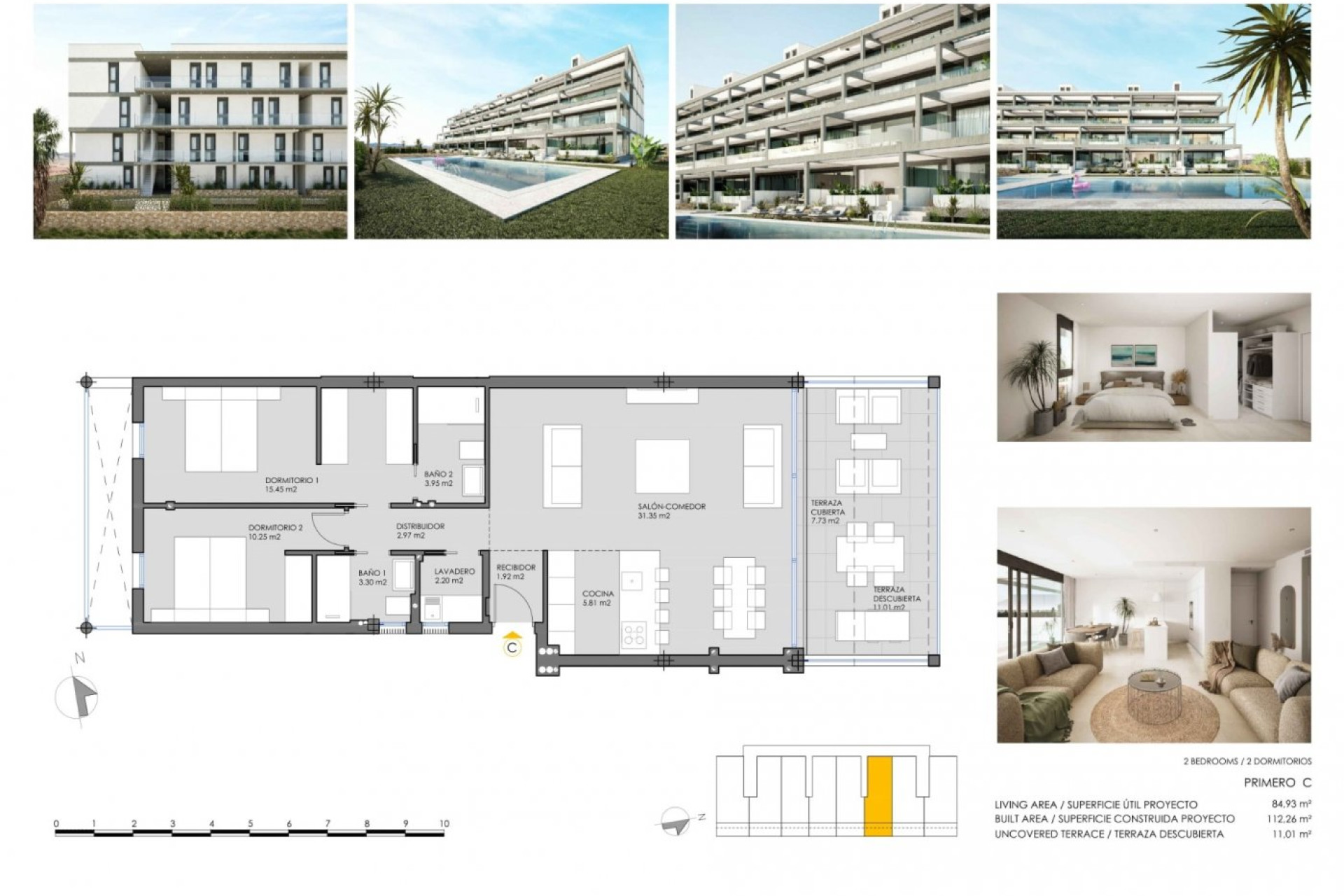 New Build - Apartment / Flat - Cartagena - Mar De Cristal