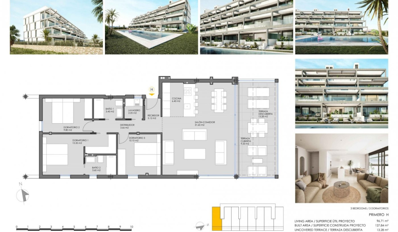 New Build - Apartment / Flat - Cartagena - Mar De Cristal