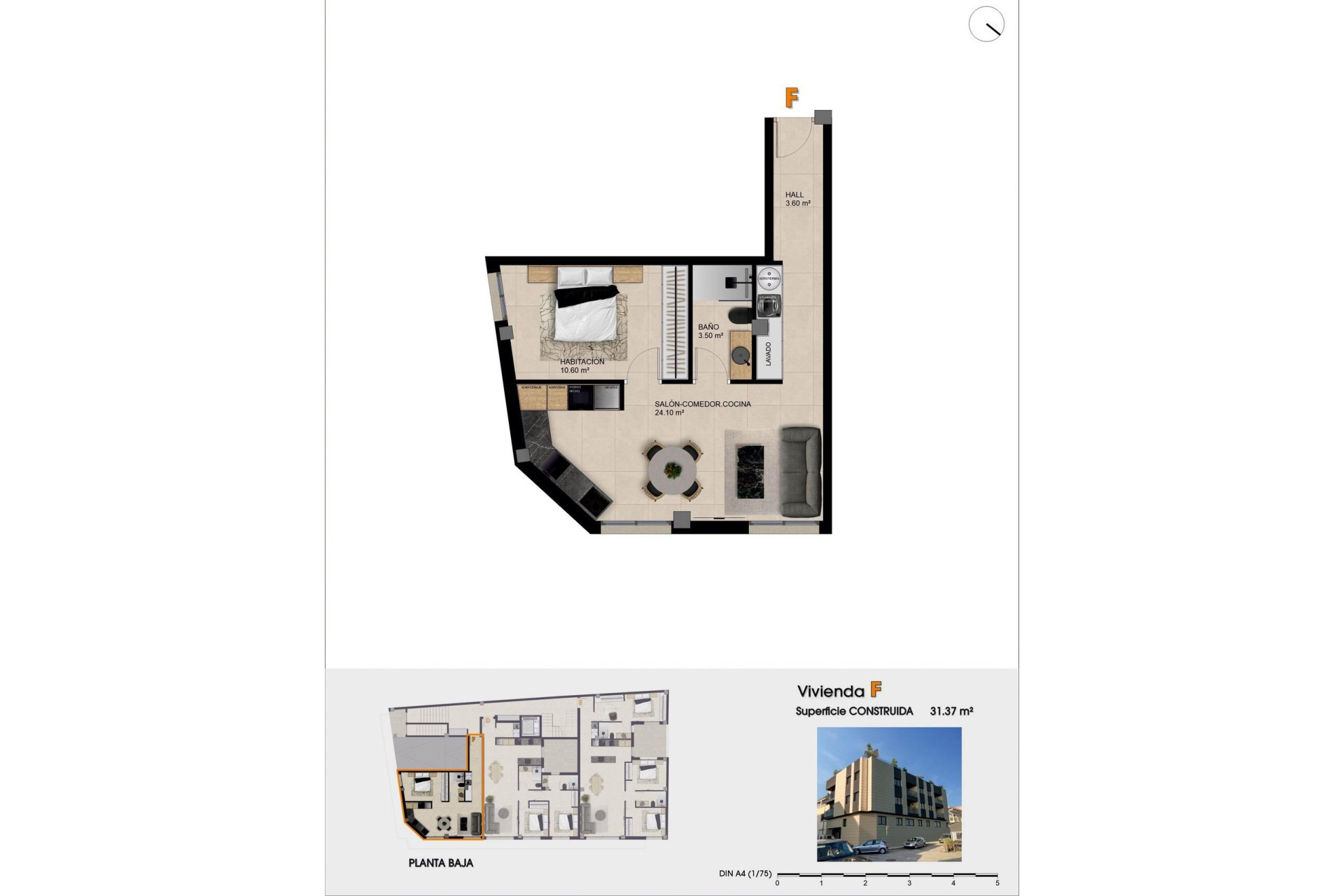 New Build - Apartment / Flat - Catral - pueblo