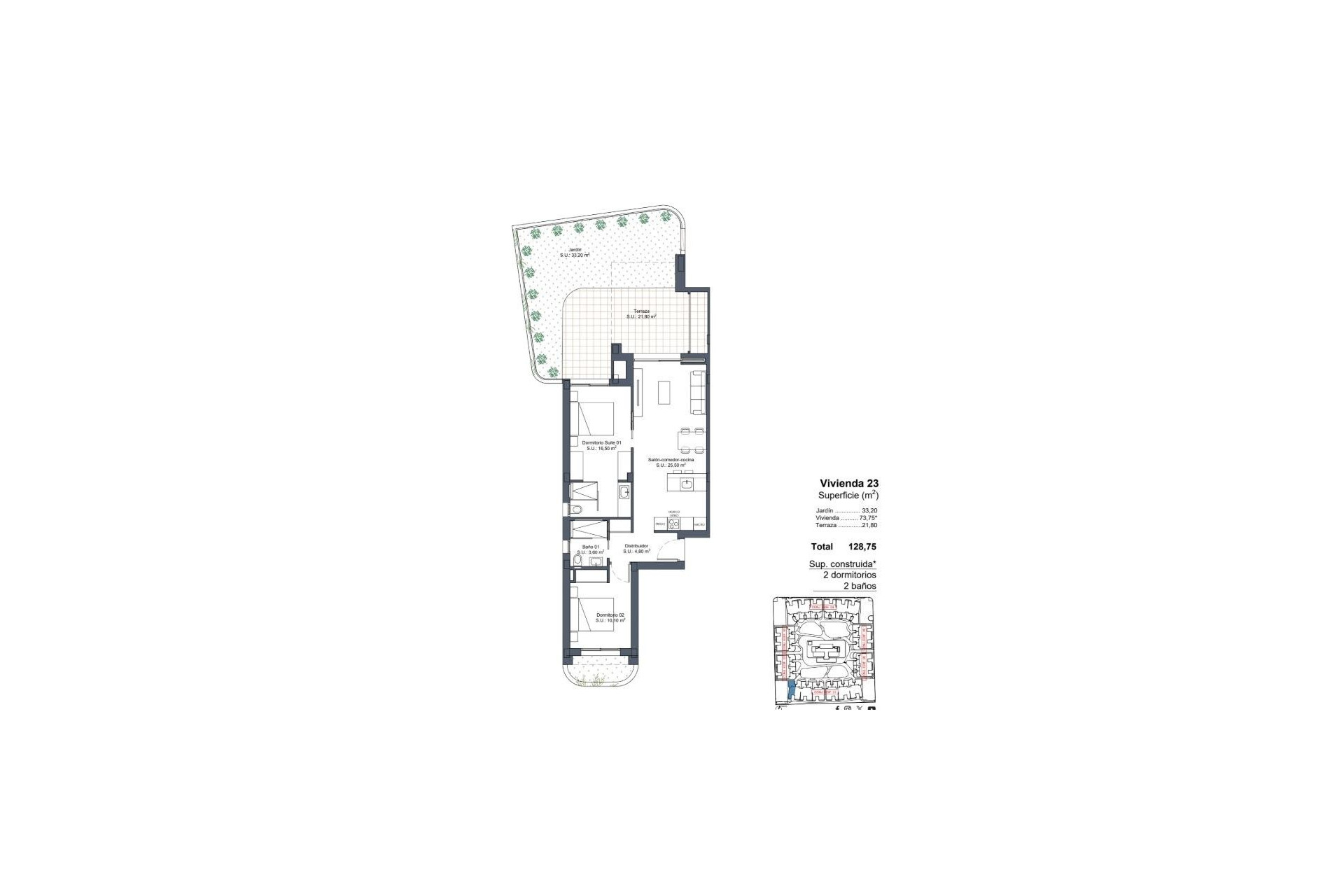 New Build - Apartment / Flat - Ciudad Quesada - Lo Marabú