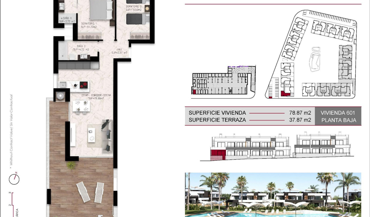 New Build - Apartment / Flat - Ciudad Quesada - Lo Marabú