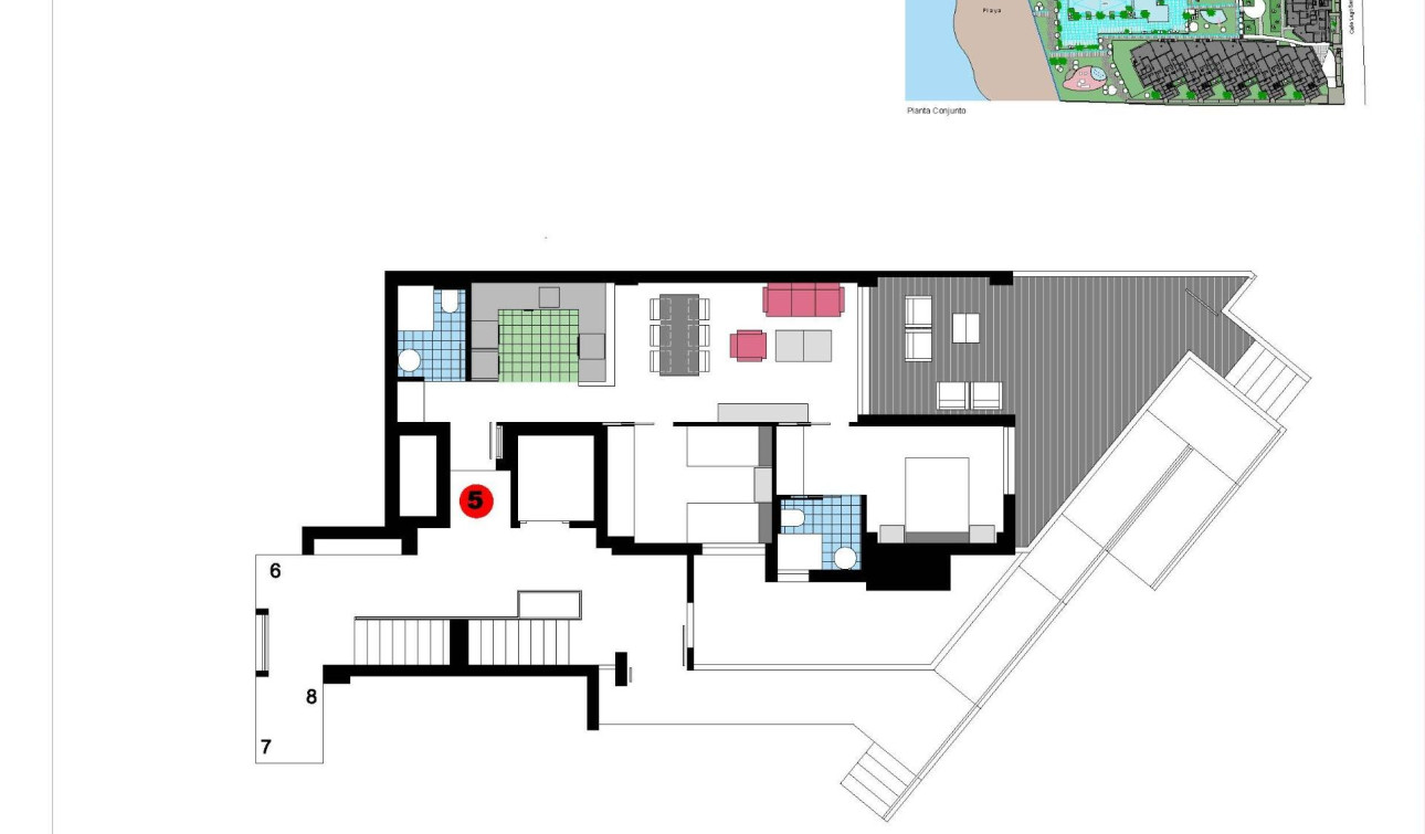 New Build - Apartment / Flat - Denia - L´Estanyó (Marinas)
