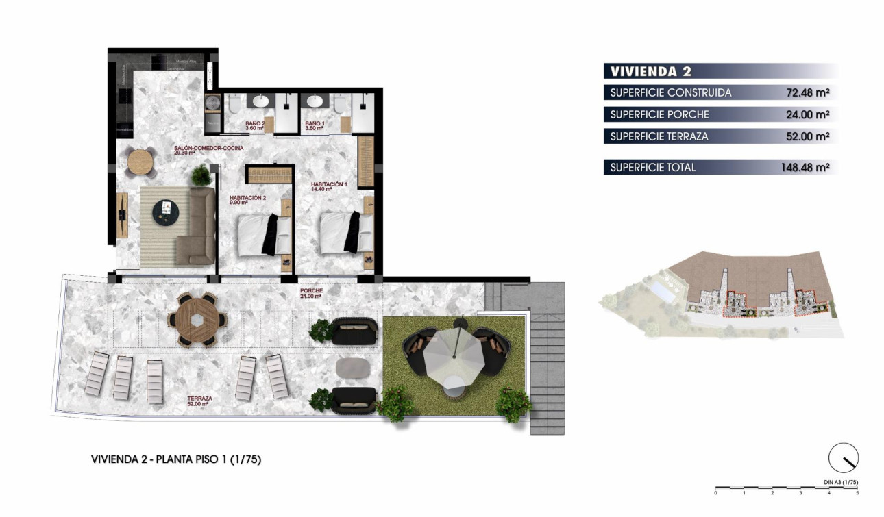 New Build - Apartment / Flat - Finestrat - Balcón De Finestrat