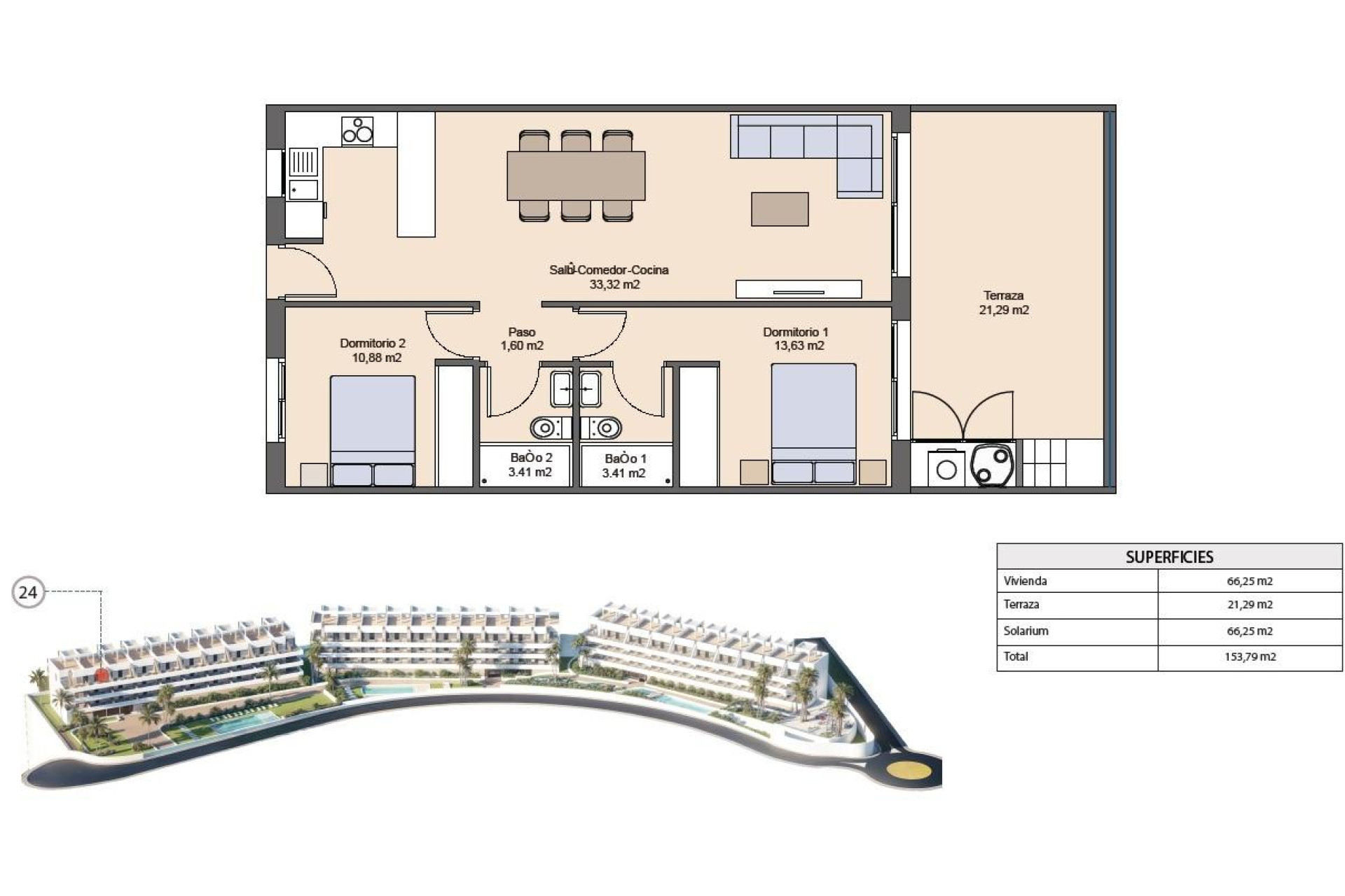 New Build - Apartment / Flat - Finestrat - Balcón De Finestrat