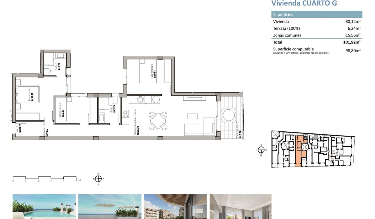 New Build - Apartment / Flat - Guardamar del Segura - Pueblo