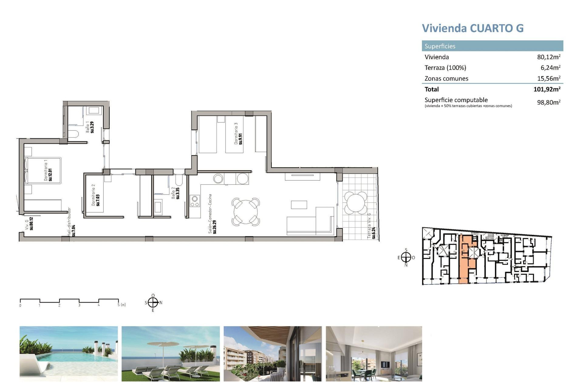 New Build - Apartment / Flat - Guardamar del Segura - Pueblo