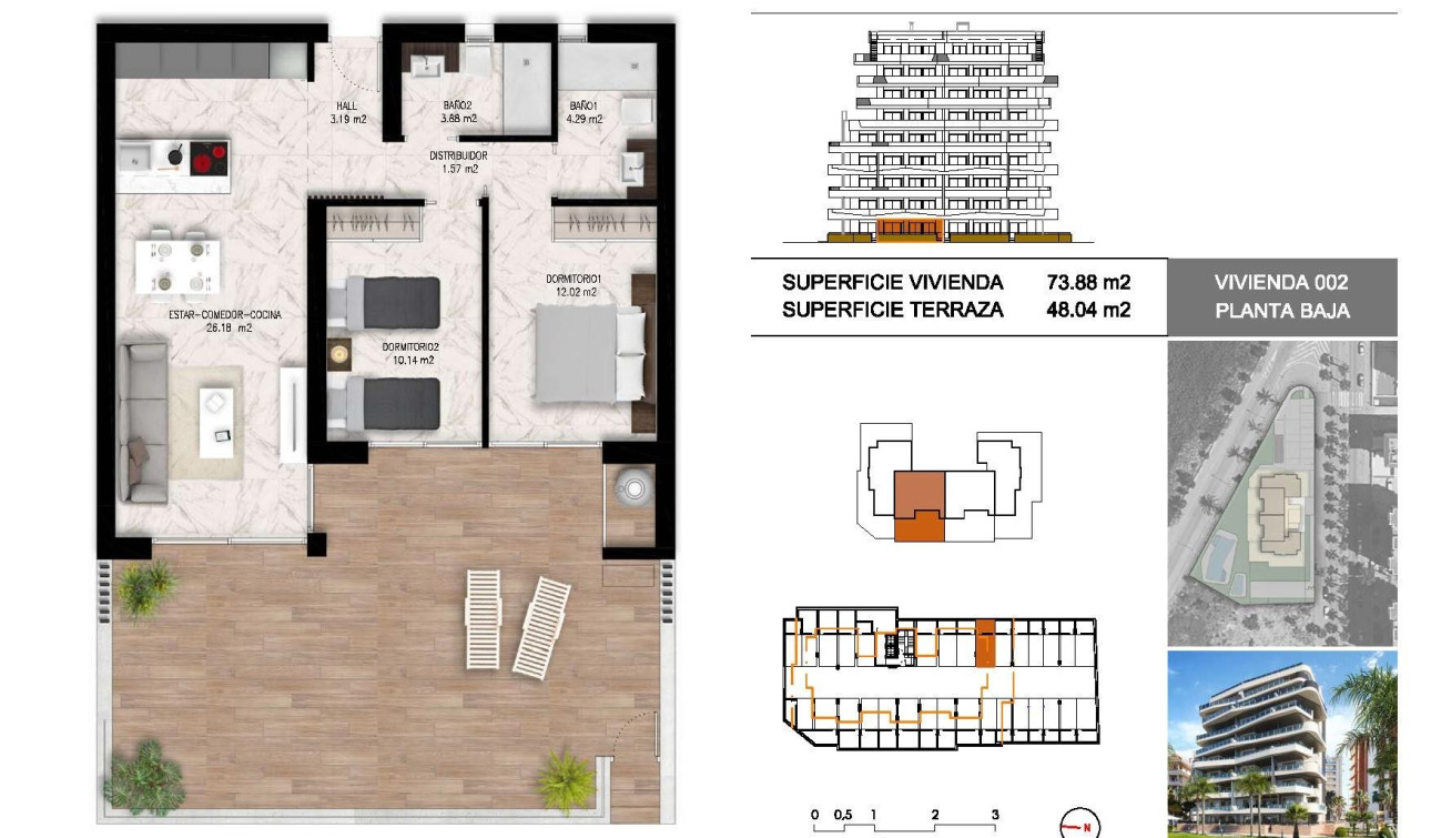 New Build - Apartment / Flat - Guardamar del Segura - Puerto