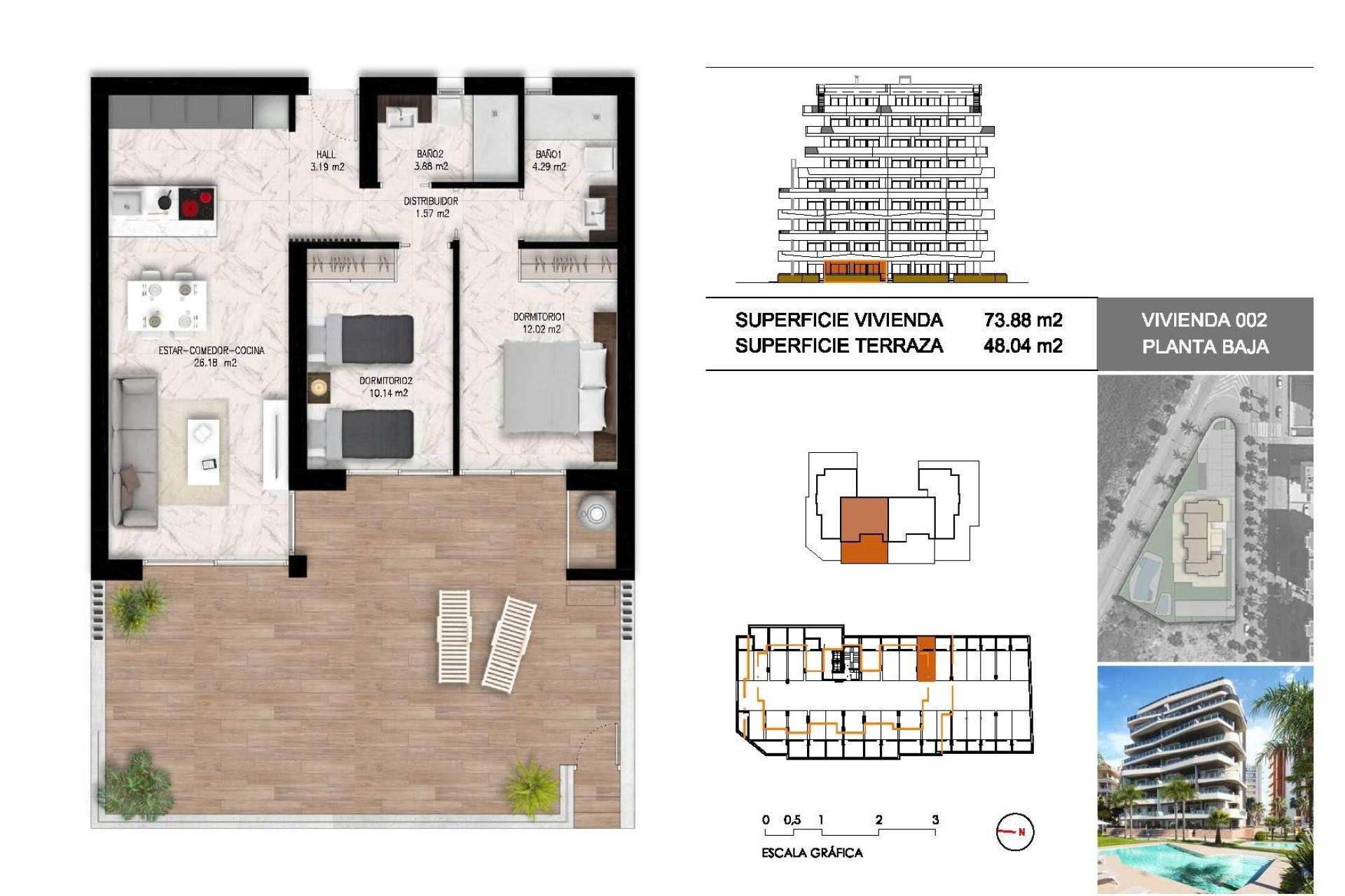 New Build - Apartment / Flat - Guardamar del Segura - Puerto