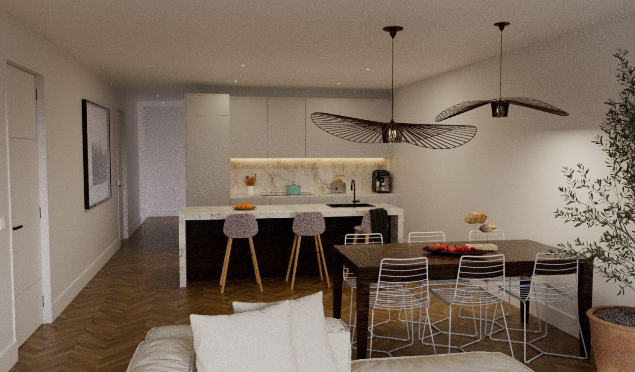 New Build - Apartment / Flat - Hondón de las Nieves - Pueblo