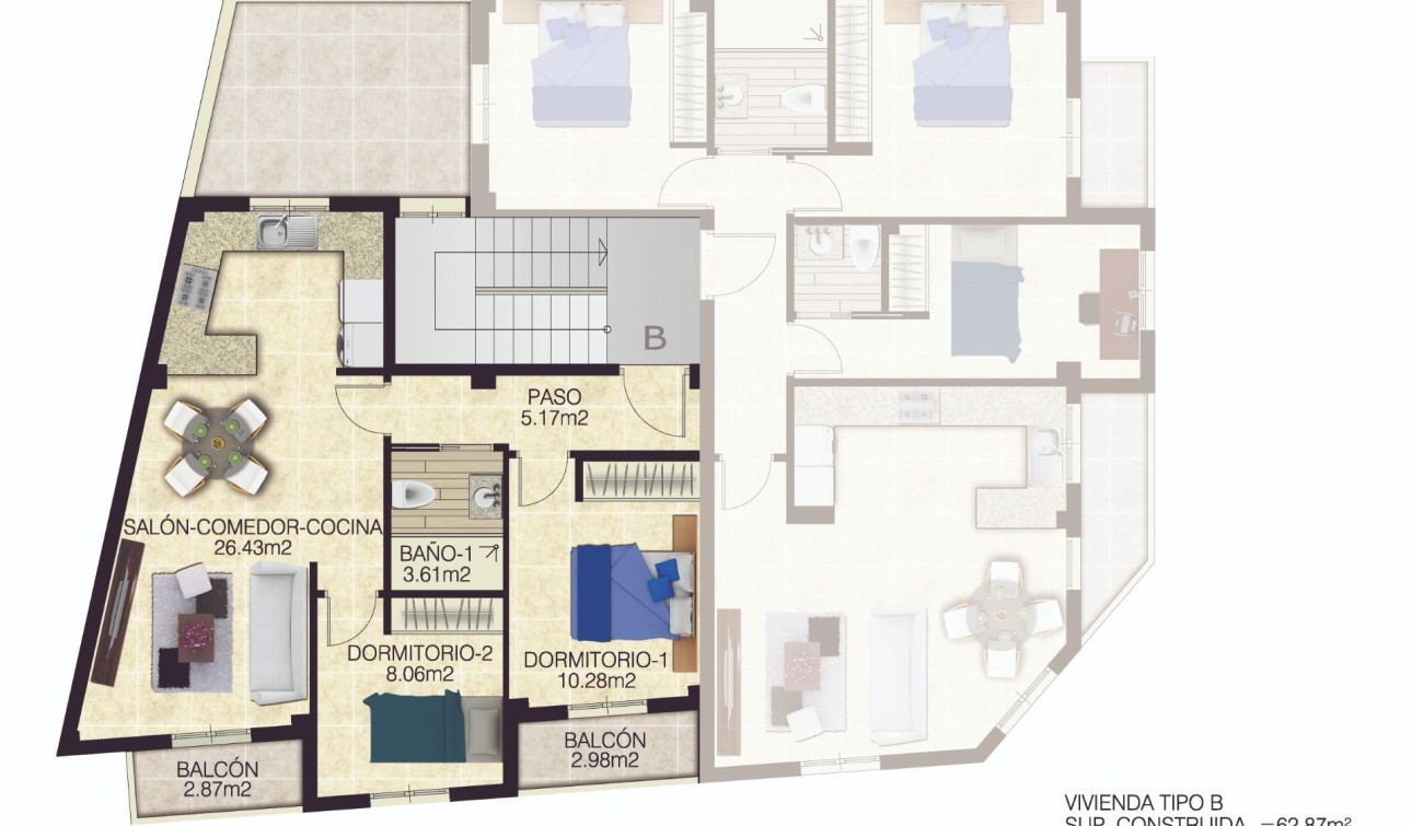 New Build - Apartment / Flat - Jacarilla - pueblo
