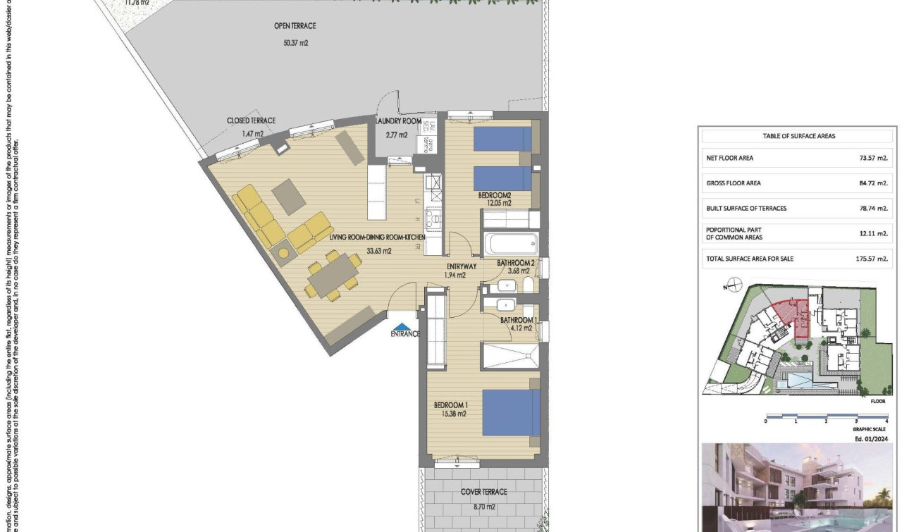 New Build - Apartment / Flat - Jávea - Cala Blanca