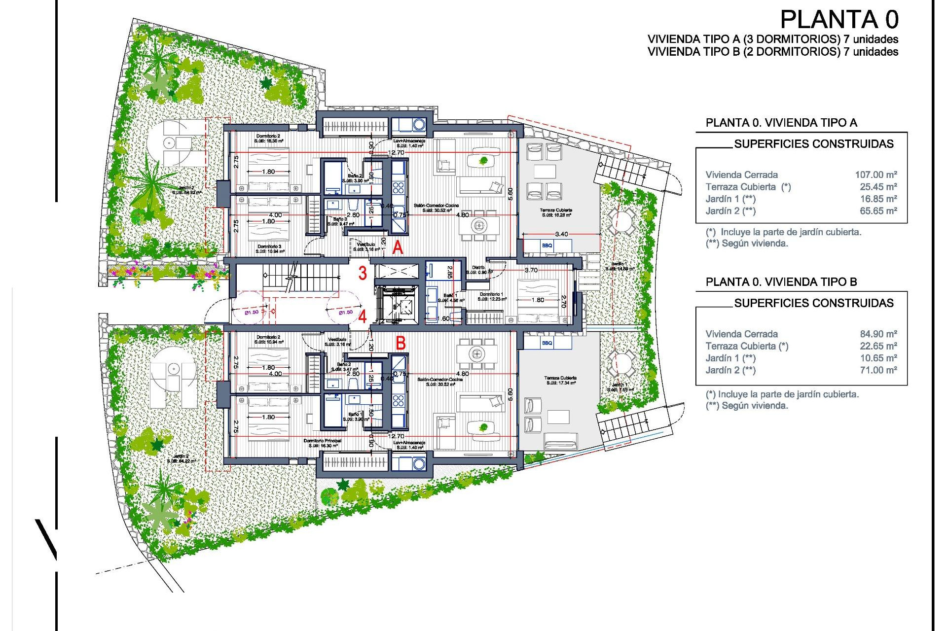 New Build - Apartment / Flat - La Manga Club - Las Orquídeas