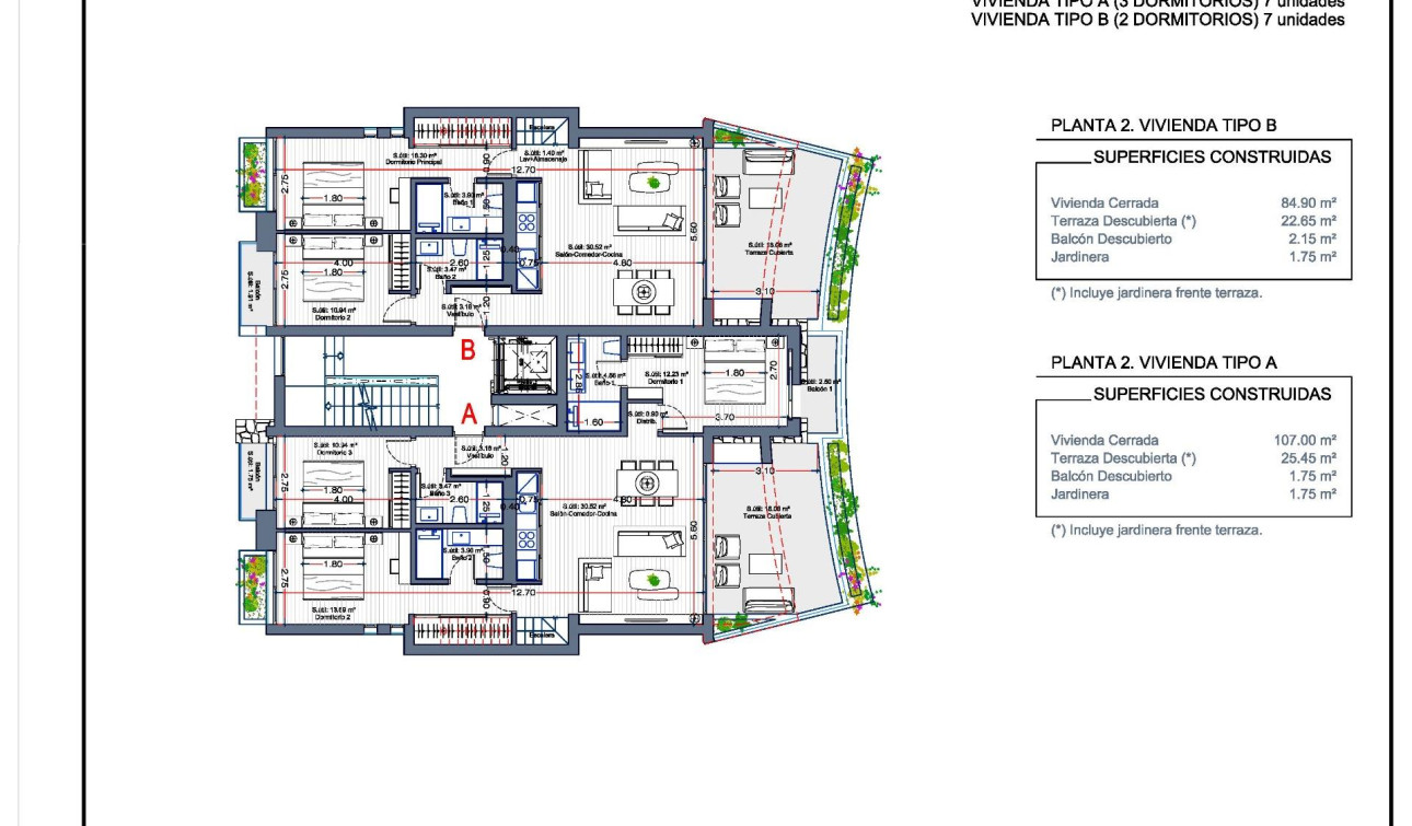 New Build - Apartment / Flat - La Manga Club - Las Orquídeas