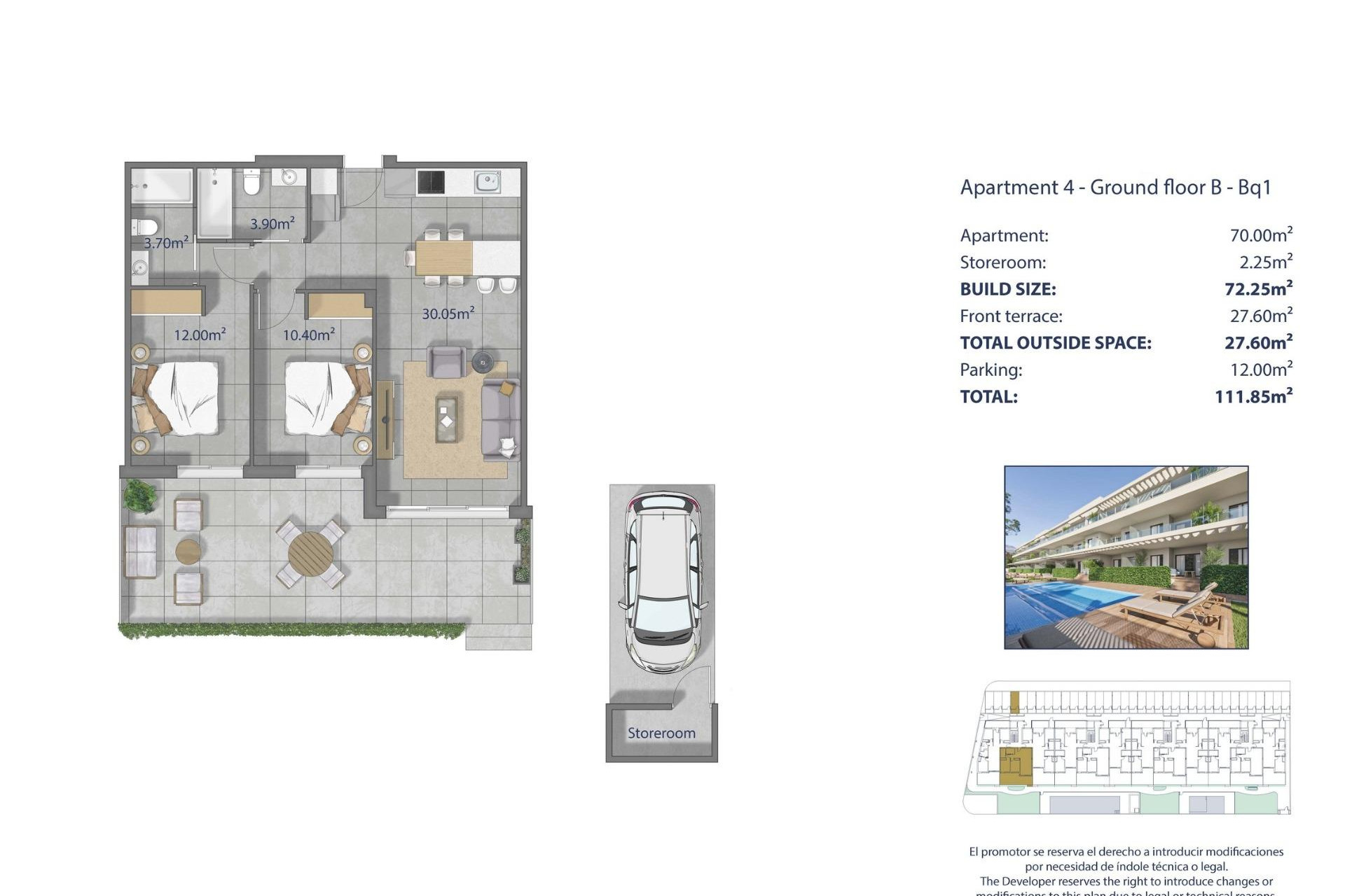 New Build - Apartment / Flat - Los Alcazares - Los Narejos