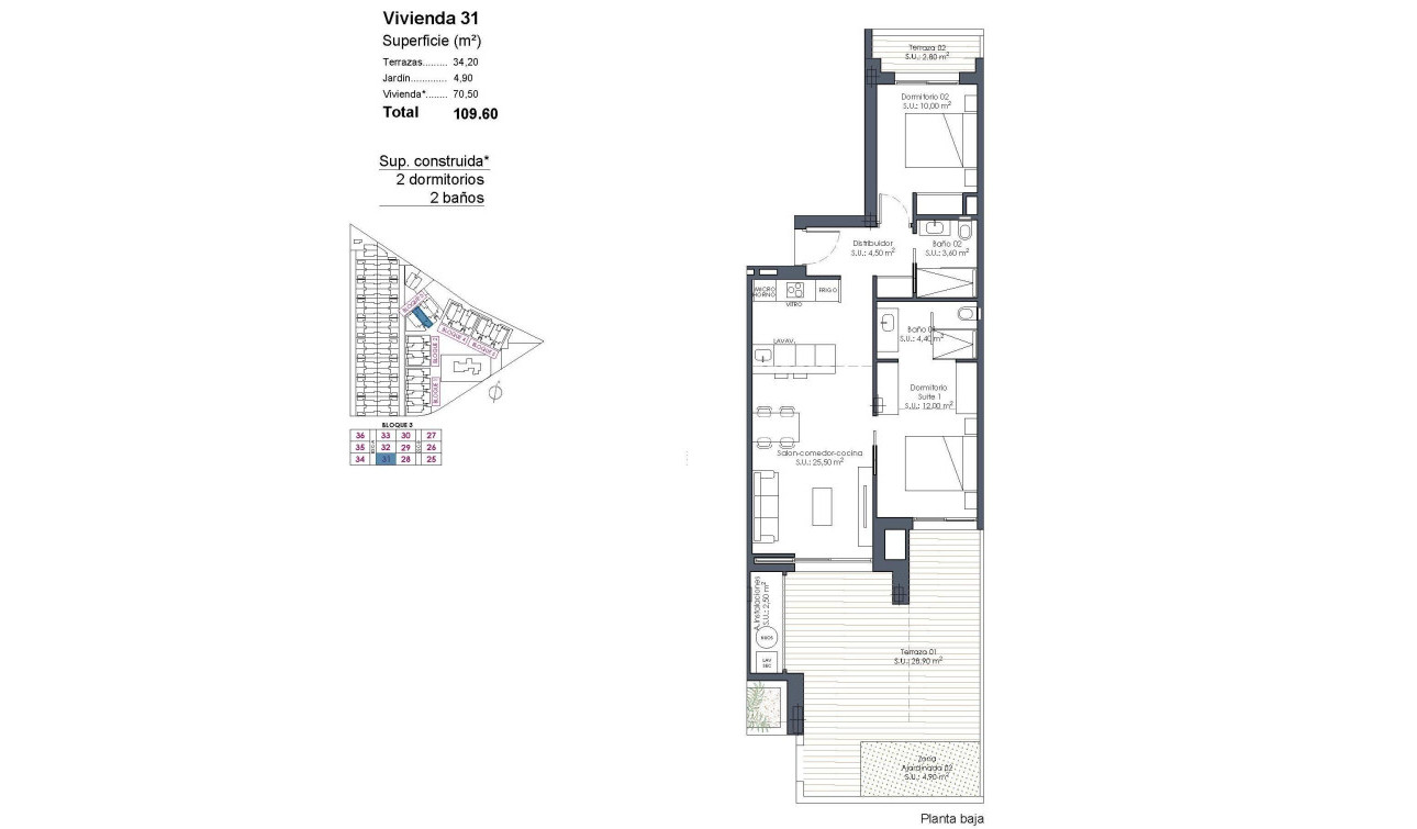 New Build - Apartment / Flat - Los Alcazares - Serena Golf