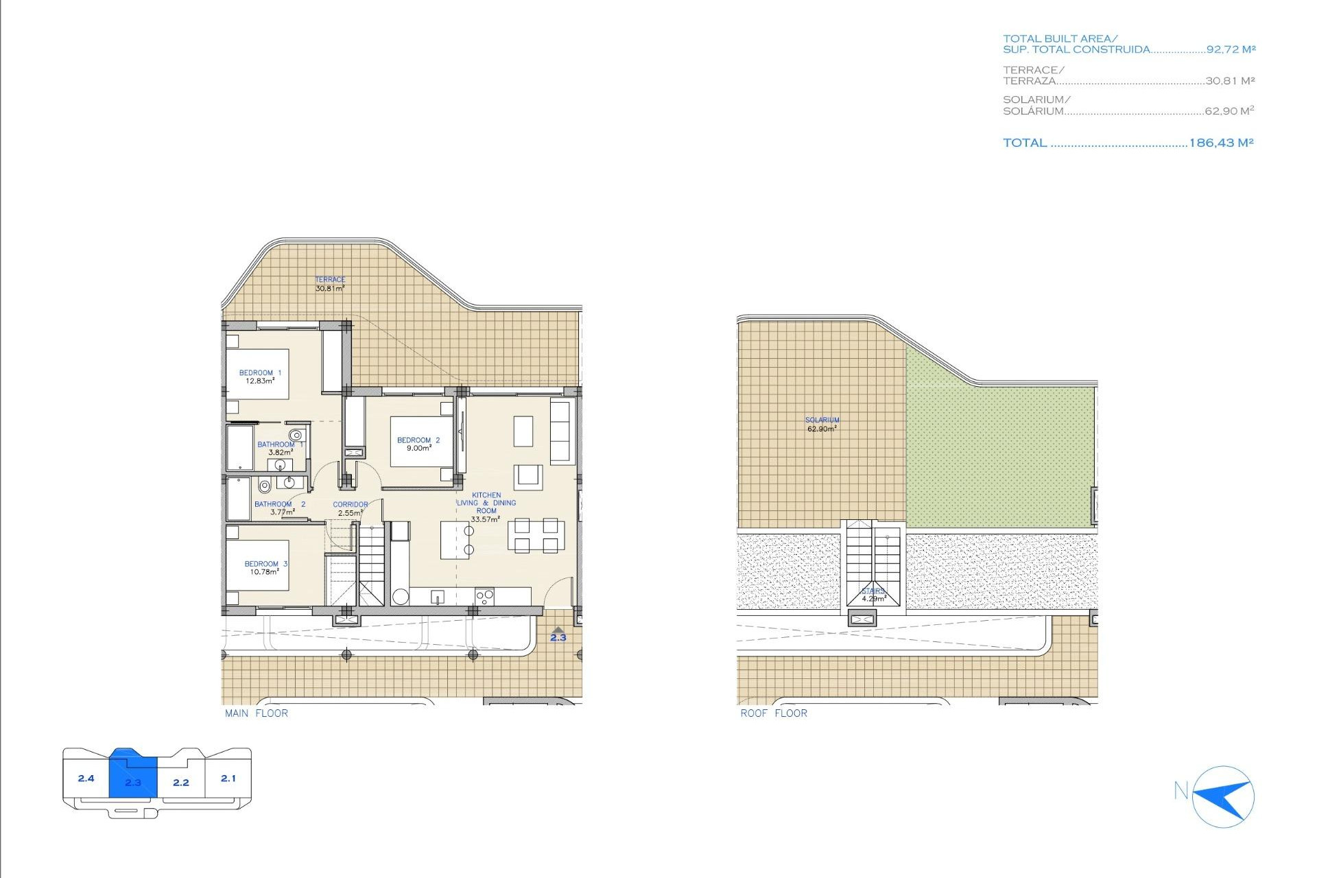 New Build - Apartment / Flat - Los Alcazares - Serena Golf