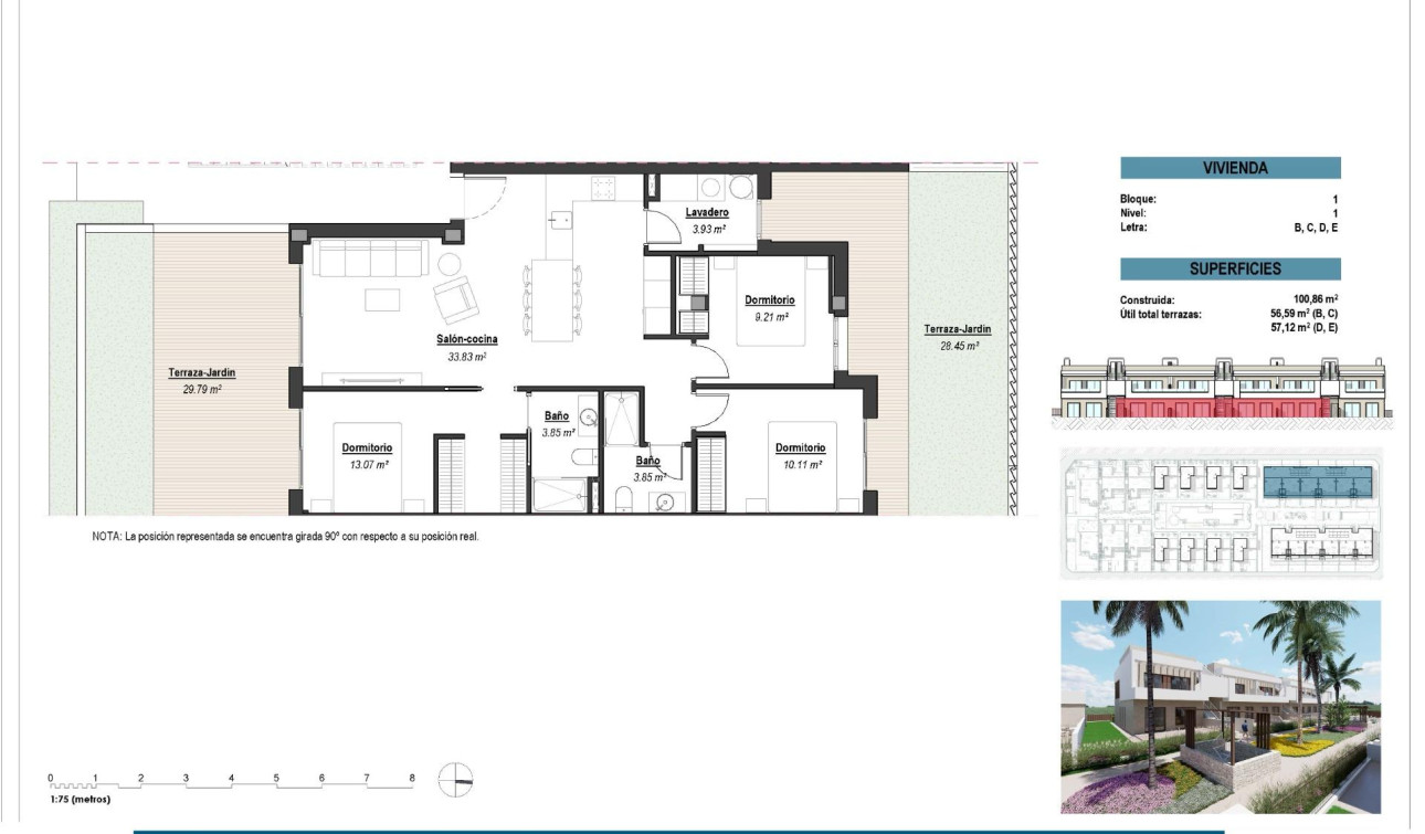 New Build - Apartment / Flat - Los Alcazares - Serena Golf