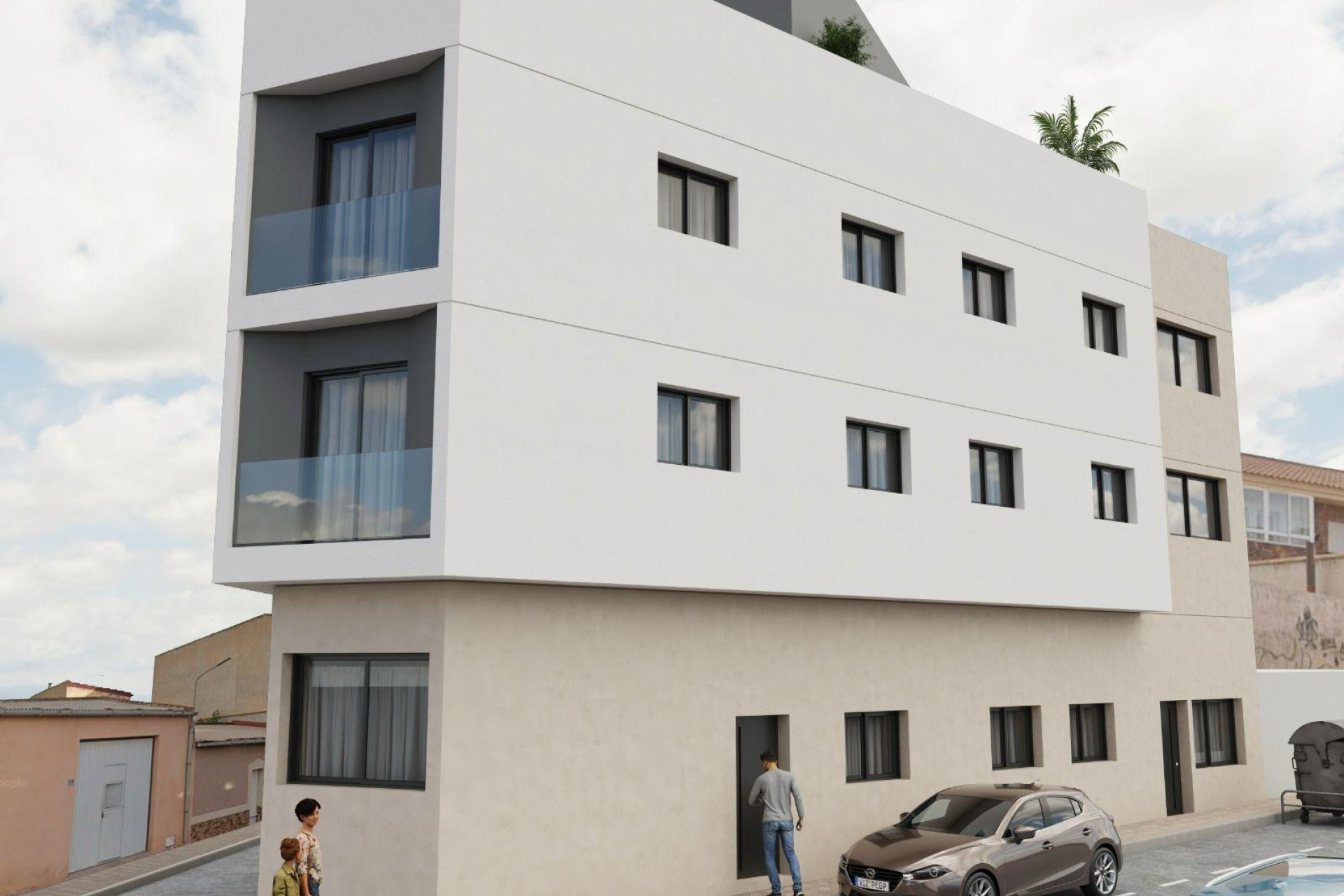 New Build - Apartment / Flat - Mazarron - pueblo