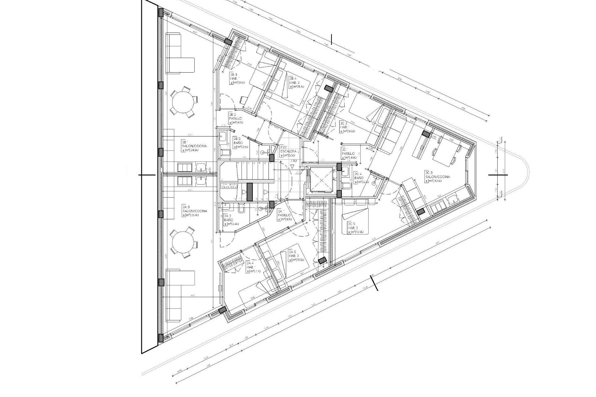 New Build - Apartment / Flat - Mazarron - pueblo