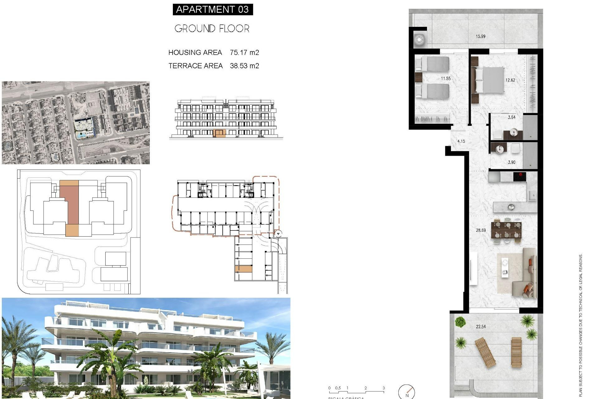 New Build - Apartment / Flat - Orihuela Costa - Lomas de Cabo Roig