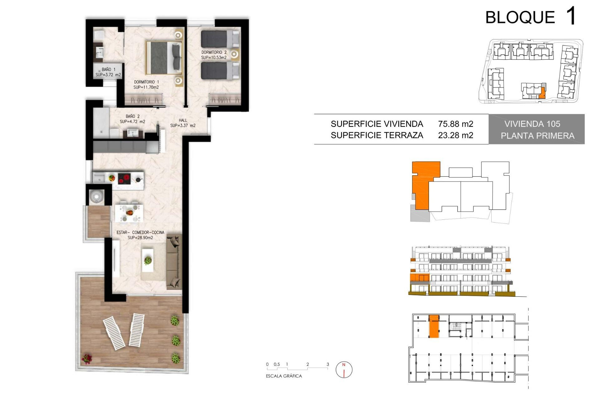 New Build - Apartment / Flat - Orihuela Costa - Los Altos