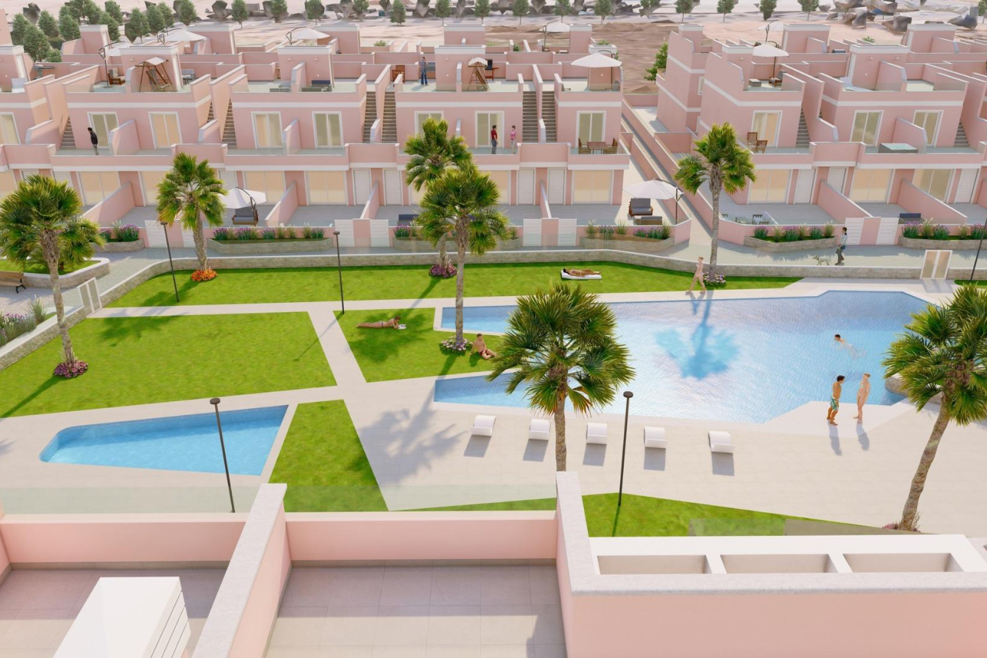 New Build - Apartment / Flat - Pilar de la Horadada - Lo Monte