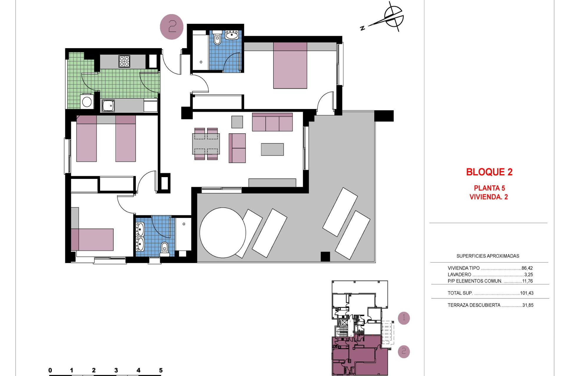 New Build - Apartment / Flat - Pilar de la Horadada - Mil Palmeras