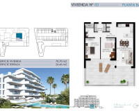 New Build - Apartment / Flat - Pilar de la Horadada - Mil Palmeras