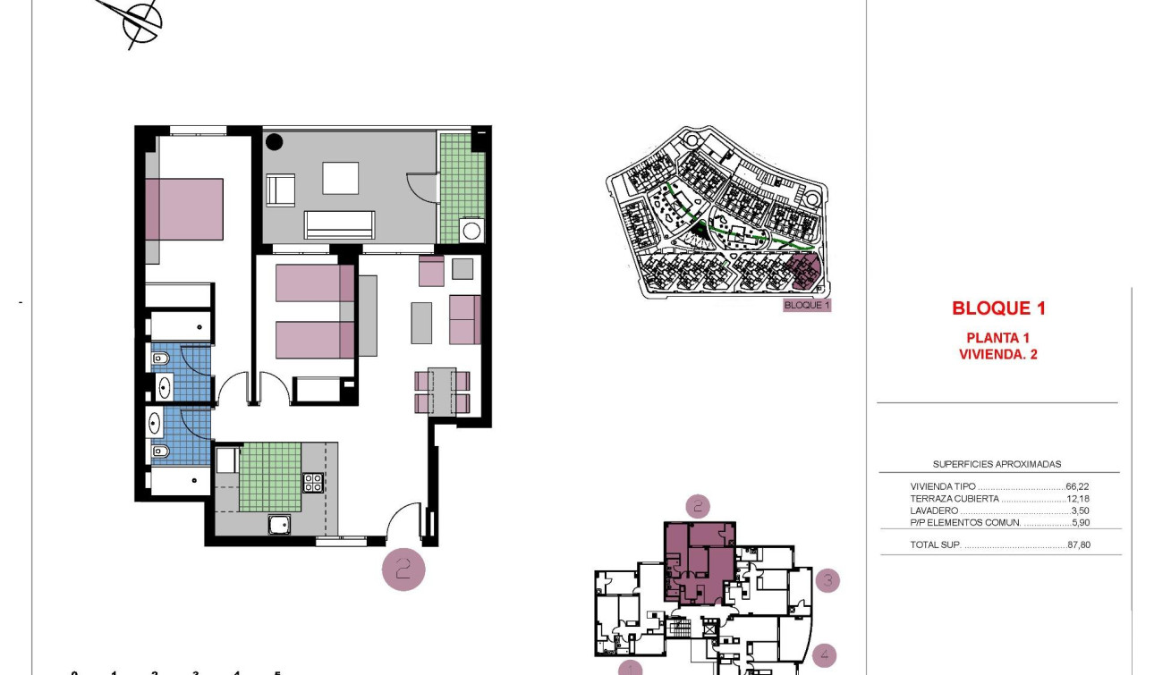 New Build - Apartment / Flat - Pilar de la Horadada - Mil Palmeras