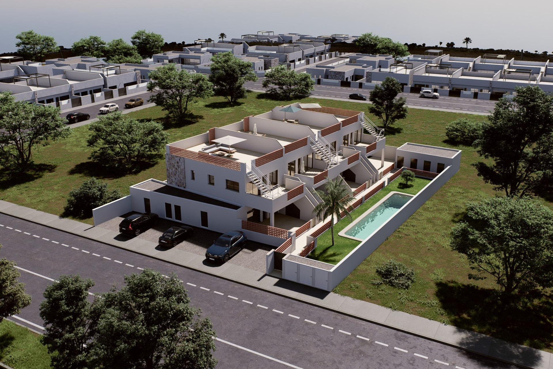 New Build - Apartment / Flat - Pilar de la Horadada - Parque del Mediterraneo