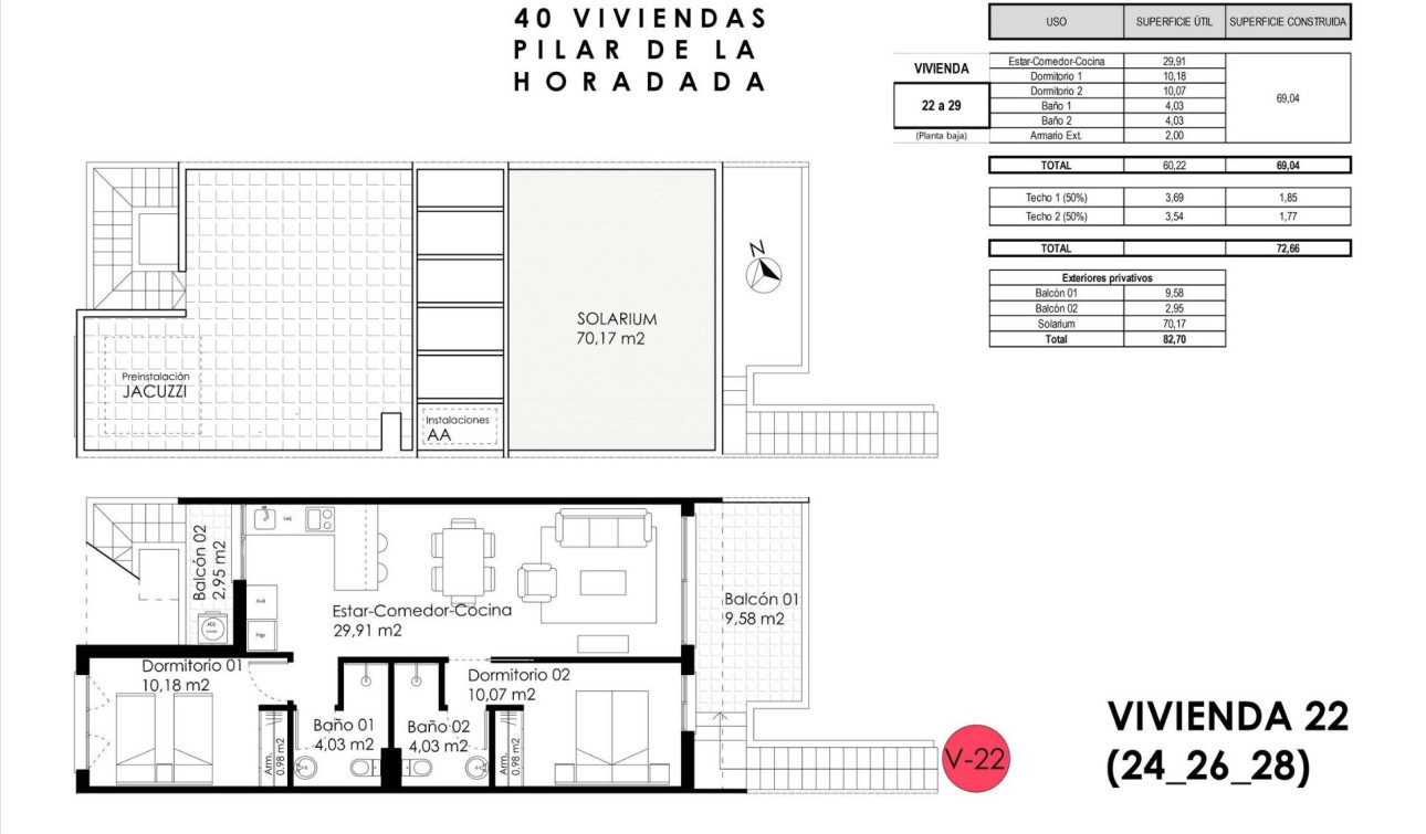 New Build - Apartment / Flat - Pilar de la Horadada - pueblo