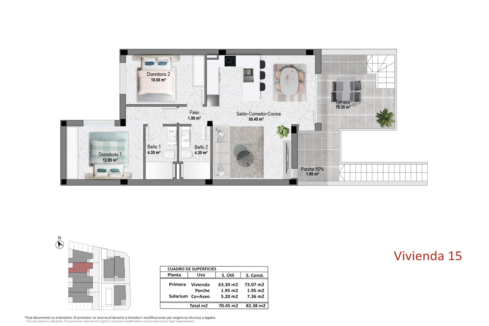 New Build - Apartment / Flat - Pilar de la Horadada - pueblo